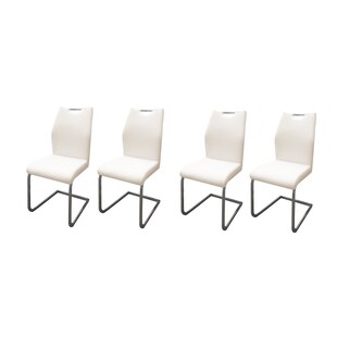 HTI-Line Schwingstuhl 4er-Set Nelly Cremeweiß 