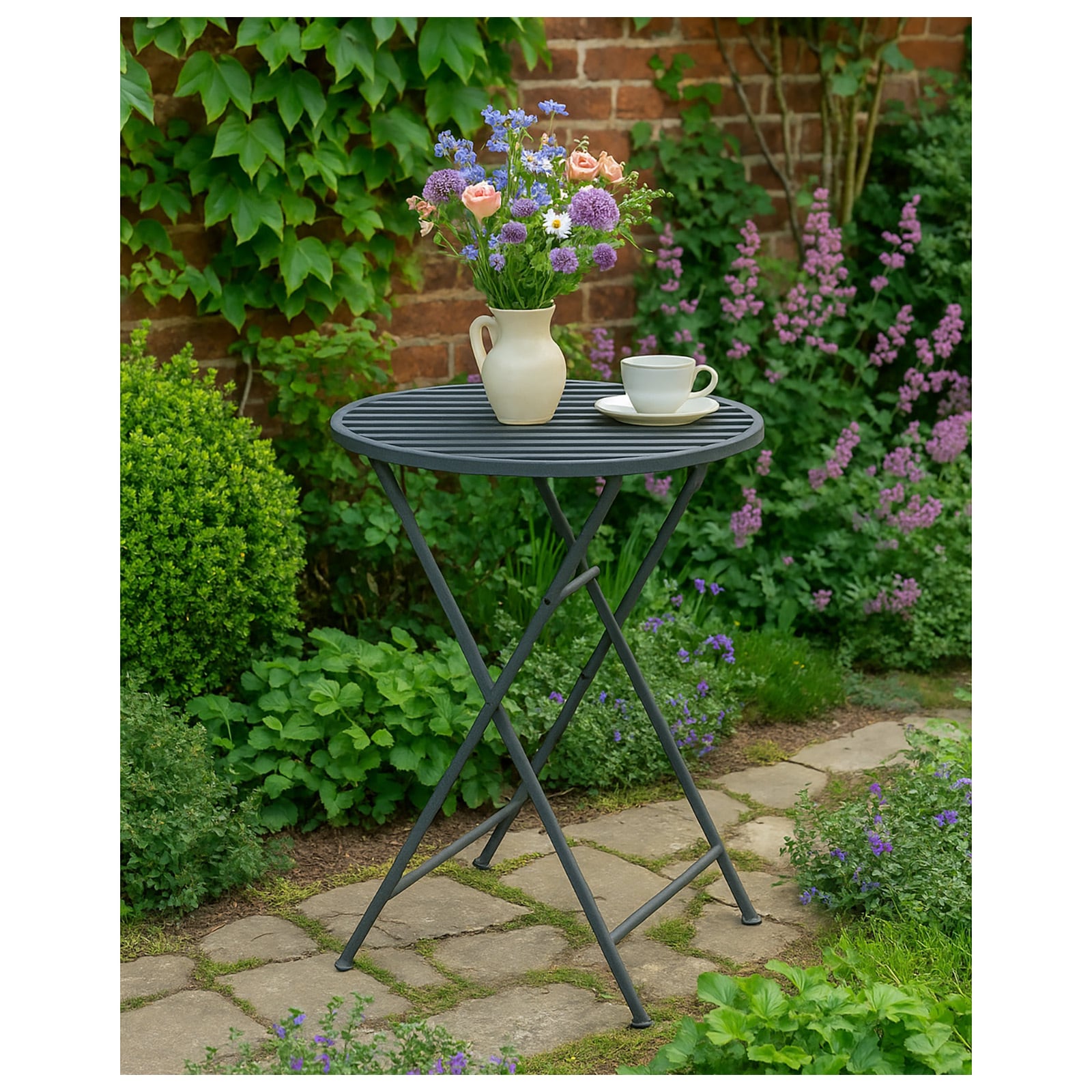 HTI-Line Gartentisch rund Valentine Garden 