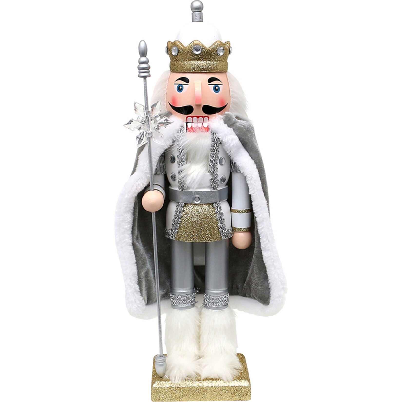 SIGRO Holz Nussknacker K&ouml;nig 