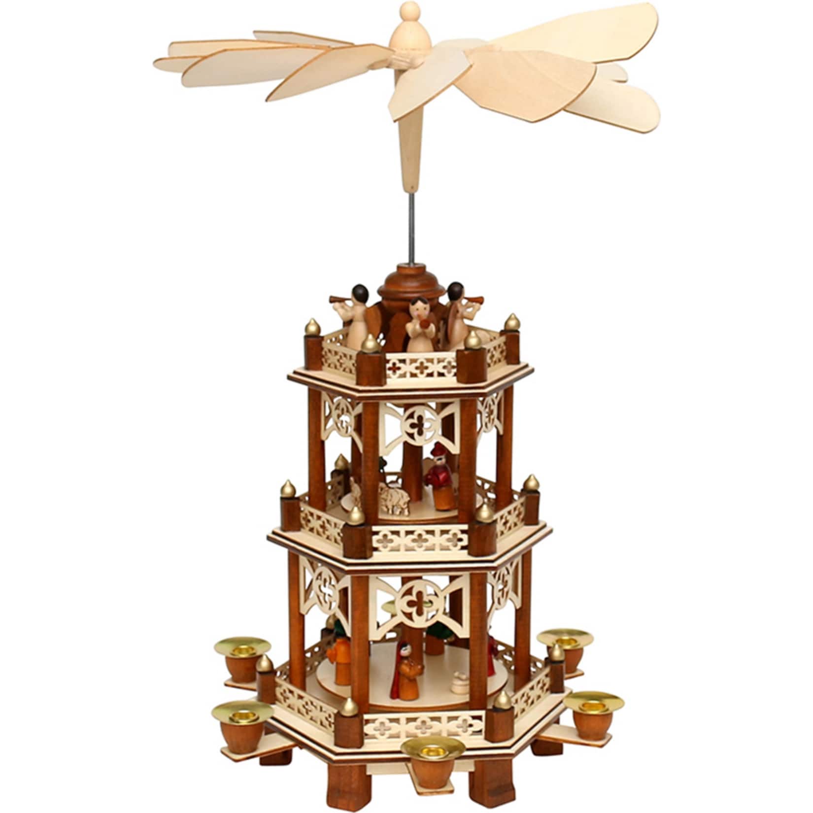 SIGRO Holz Pyramide 3 Etagen 