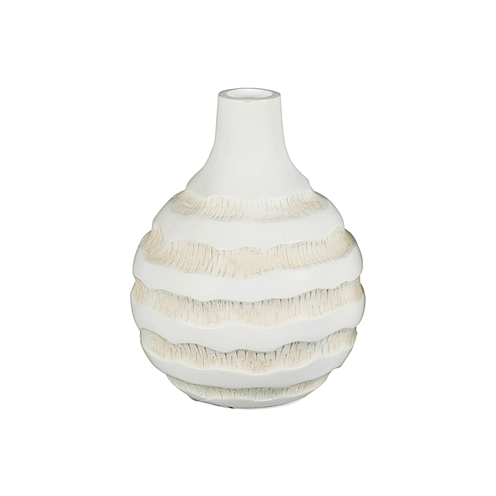 HTI-Living Kugelvase mit Rillen 