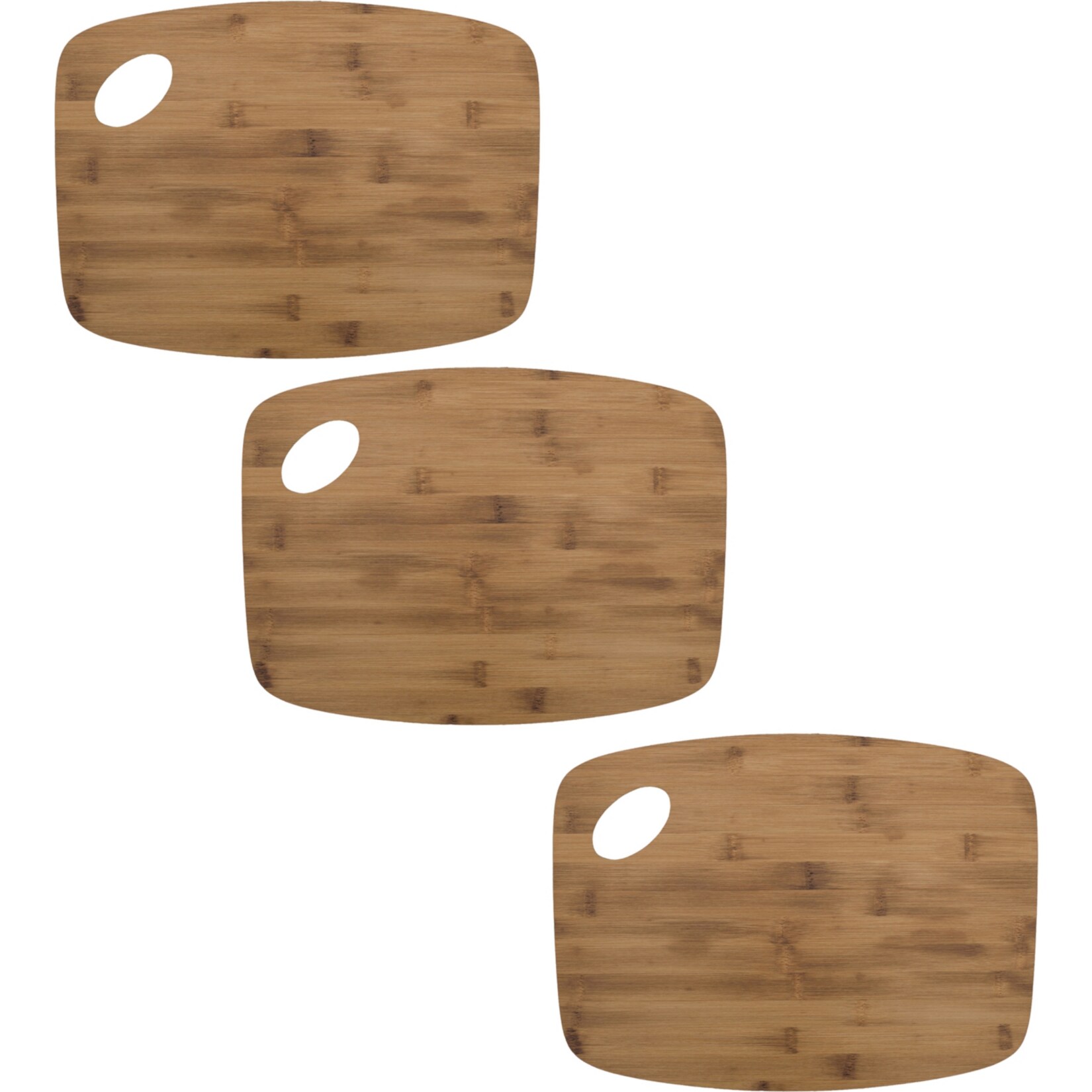 neuetischkultur Schneidbrett NTK 3er Set Bambus 