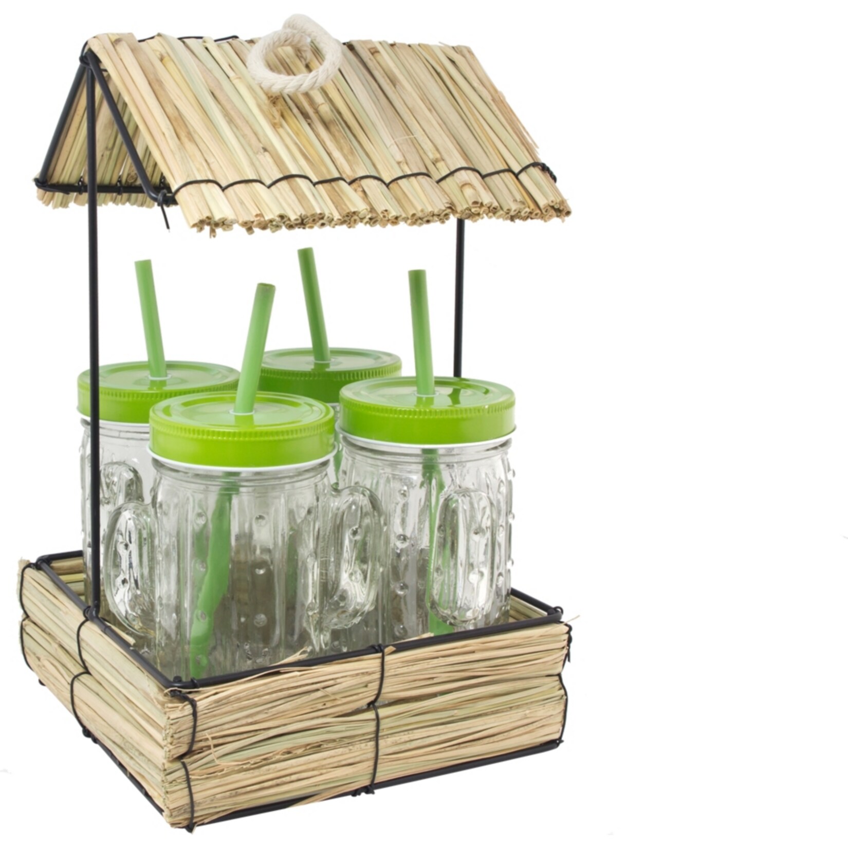 neuetischkultur Trinkbecher 4 St&uuml;ck mit H&uuml;tte Kaktus 