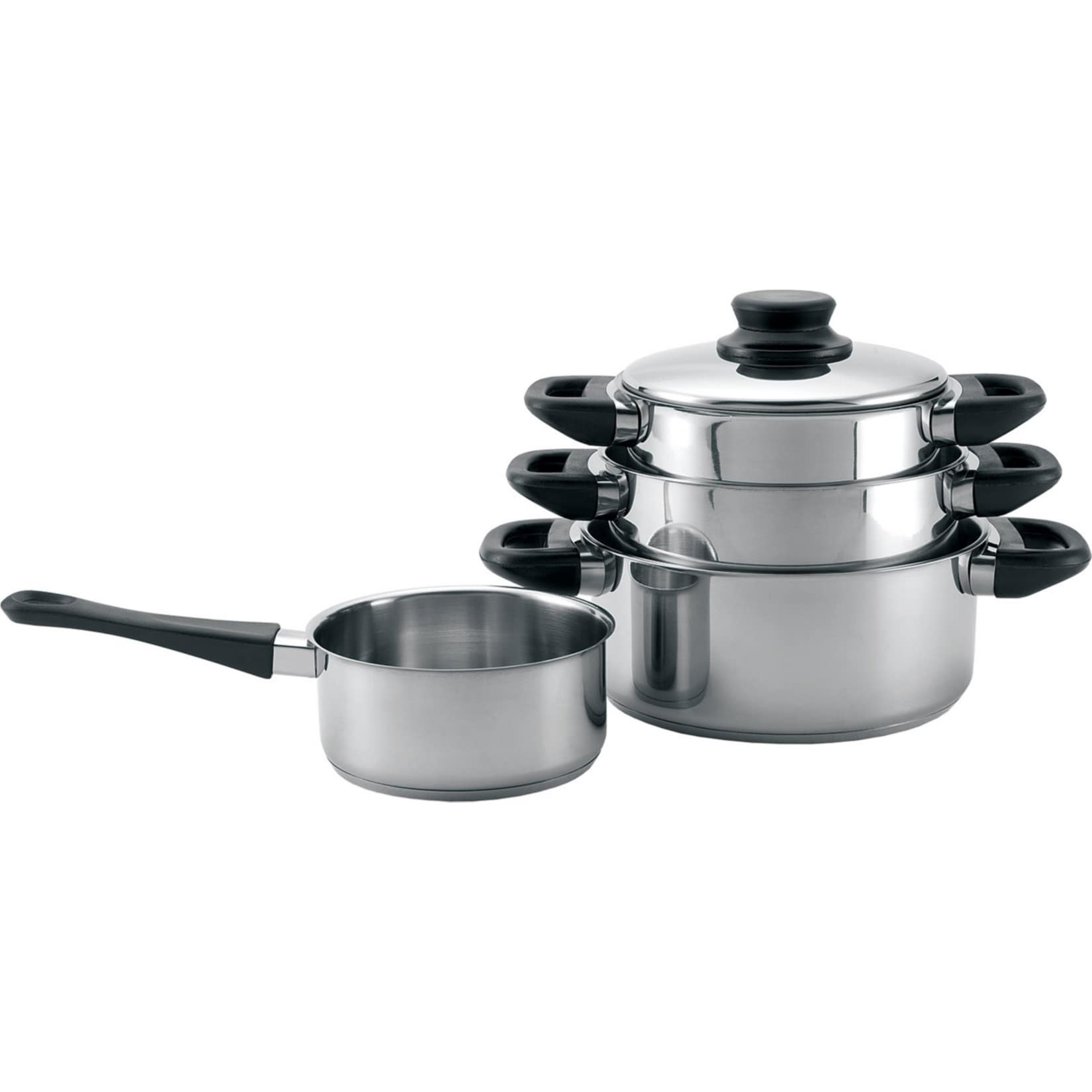 neuetischkultur Kochtopfset 4-teilig Rostfrei 