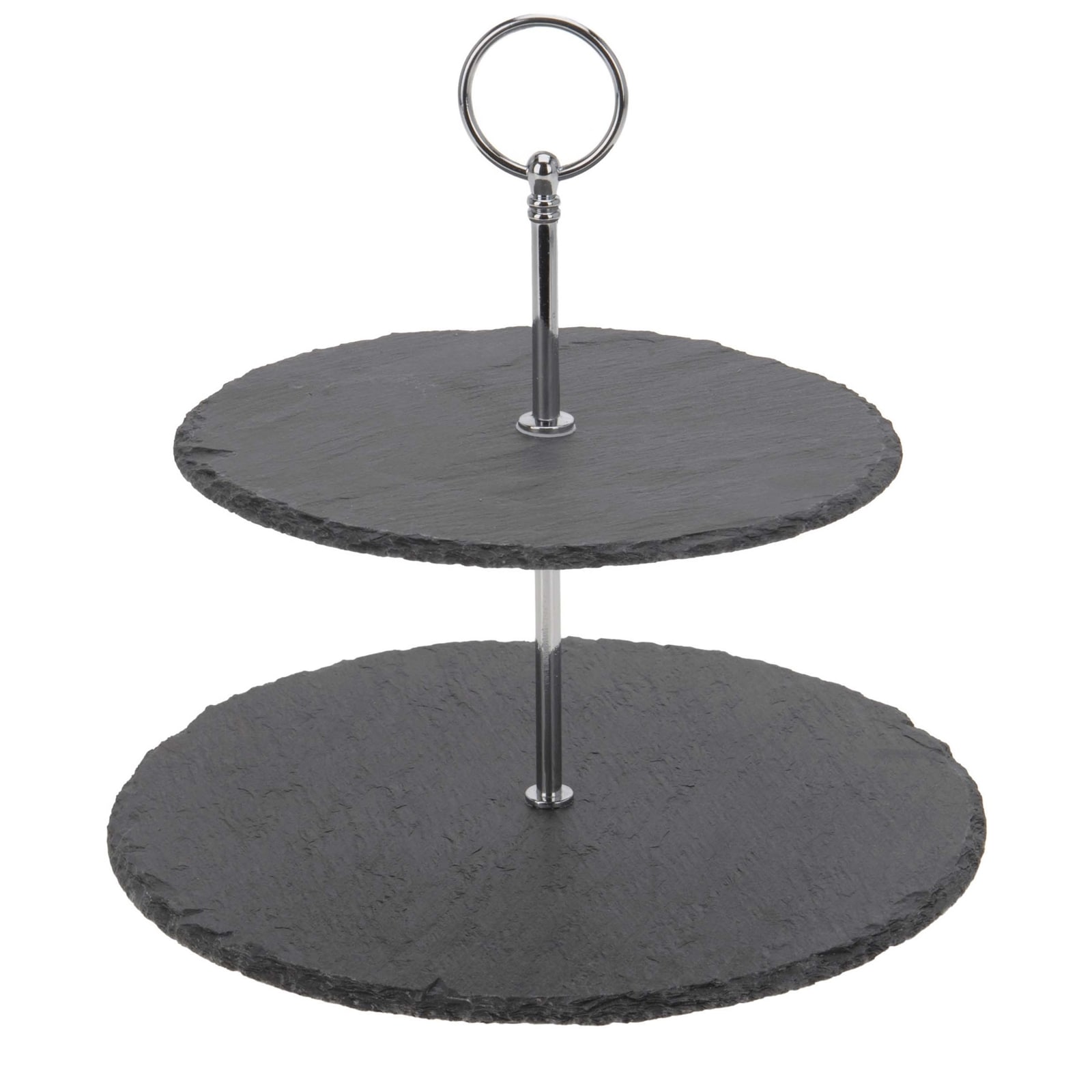 neuetischkultur Etagere 2-st&ouml;ckig Schiefer 