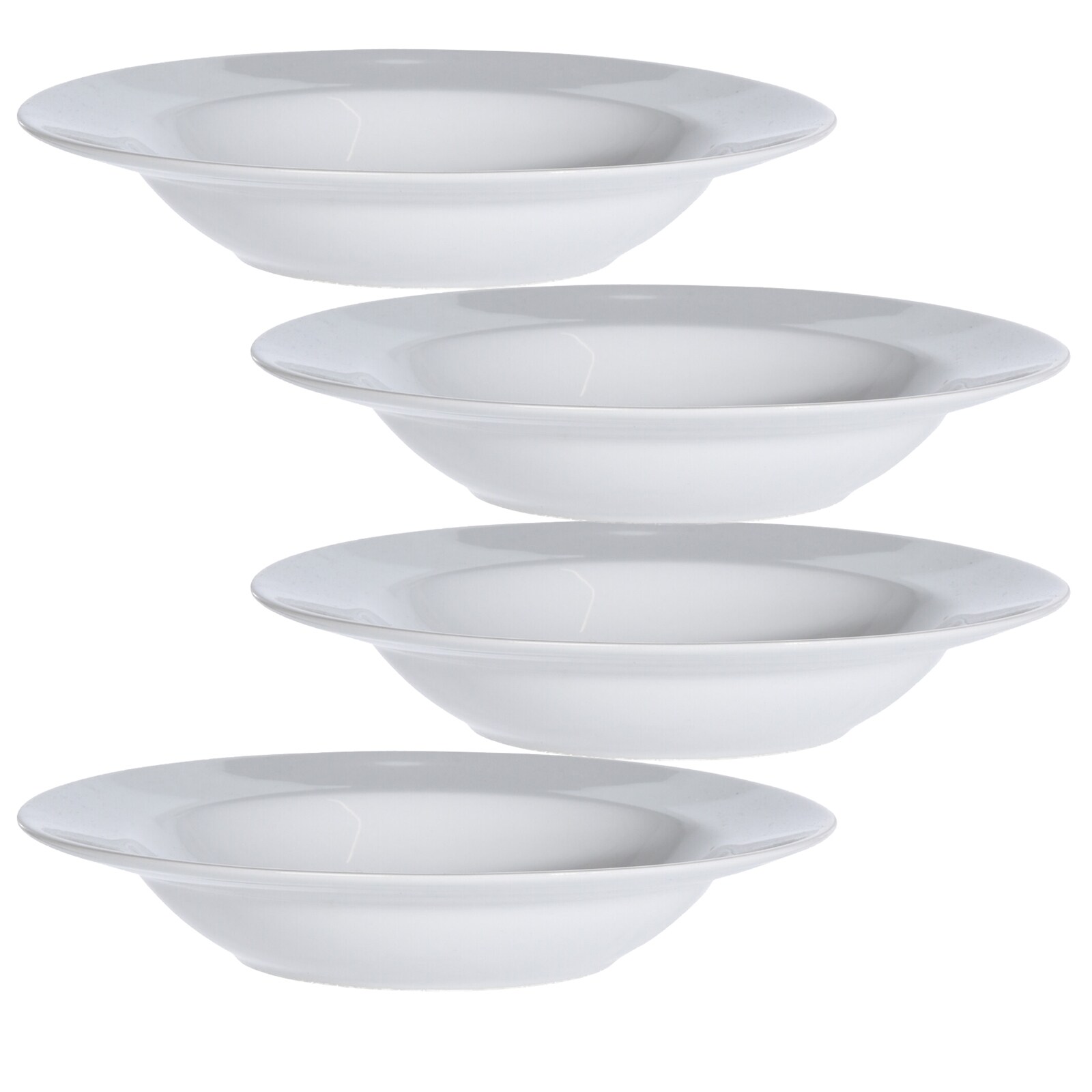 neuetischkultur Porzellan-Teller, 4 St&uuml;ck Wei&szlig; 