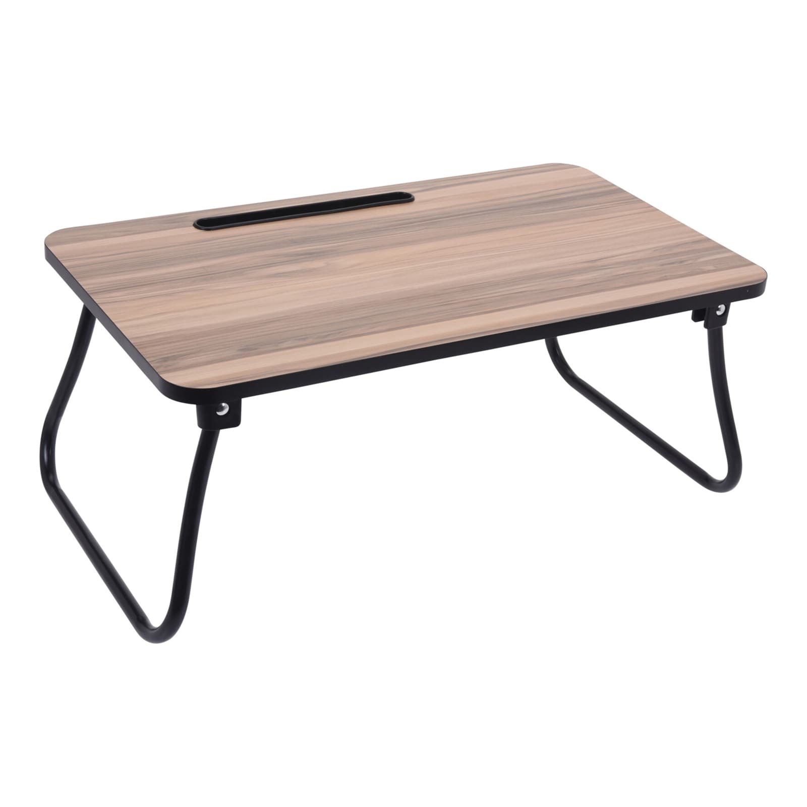 neuetischkultur Bett-Serviertisch, klappbare Beine Holz/Metall 