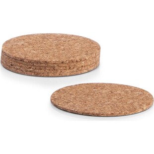neuetischkultur Kork-Untersetzer 6-teilig für Gläser 