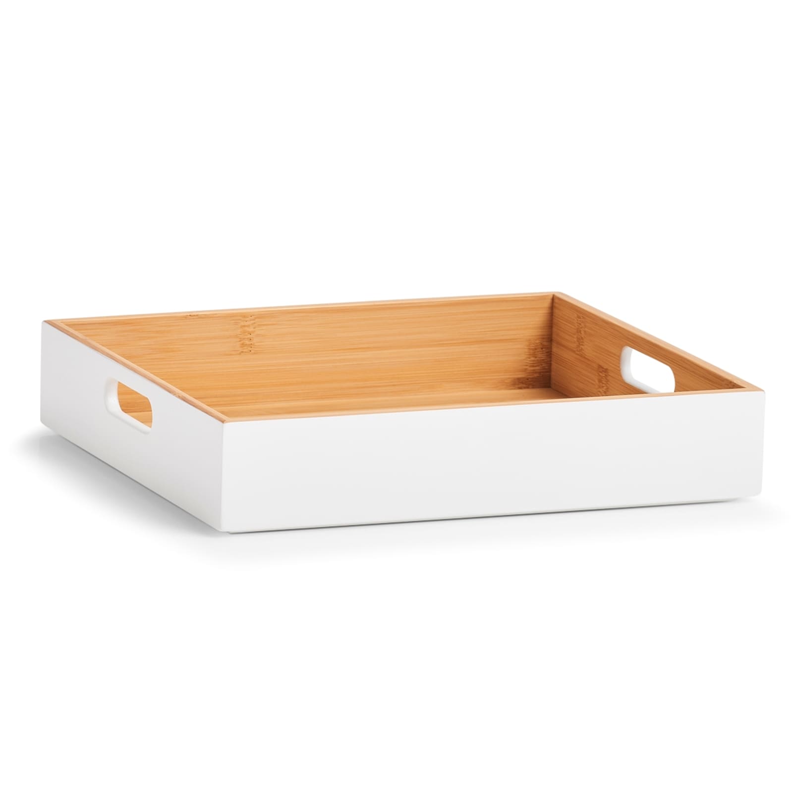 HTI-Living Aufbewahrungskiste Bamboo wei&szlig; 