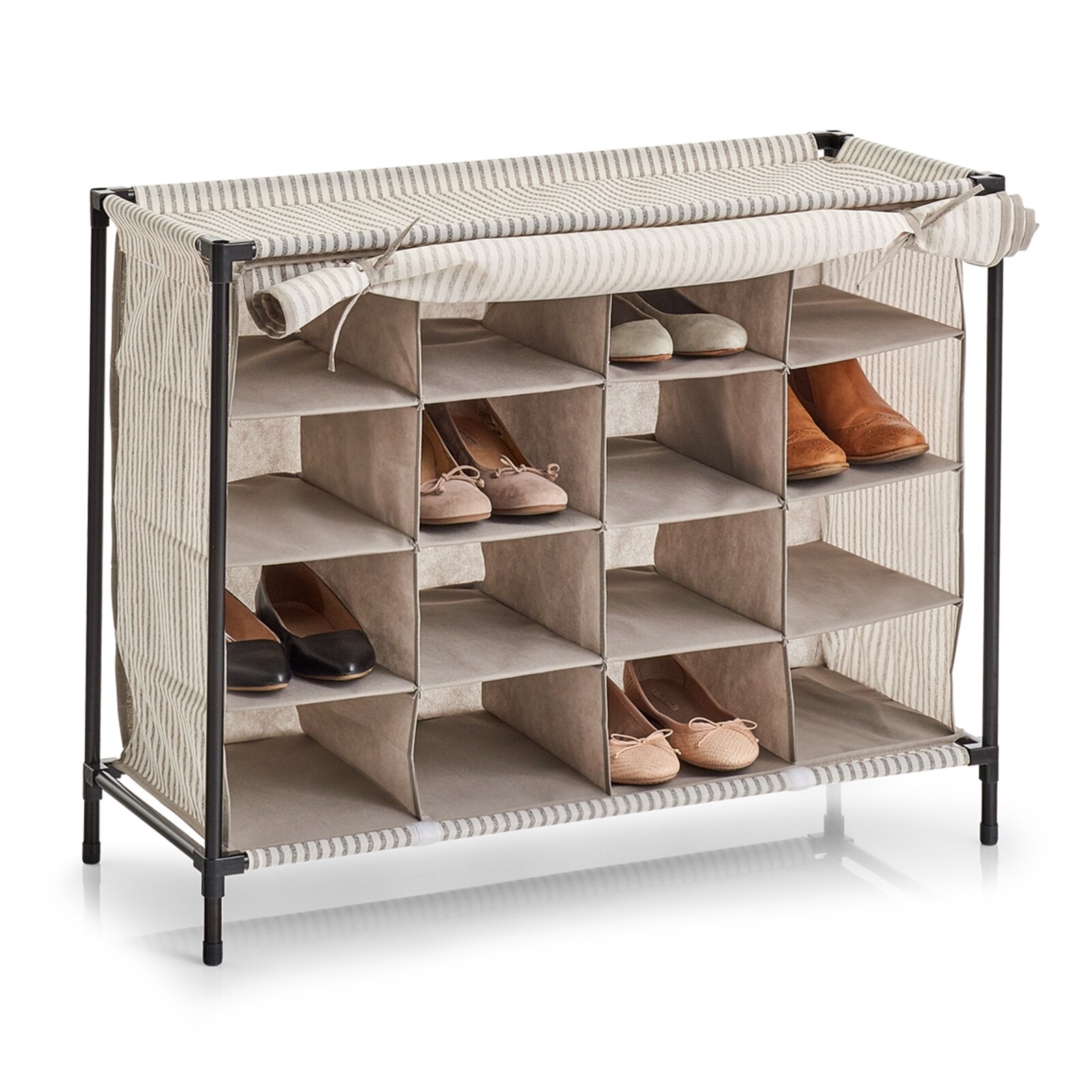 HTI-Living Schuhregal mit 16 F&auml;chern 