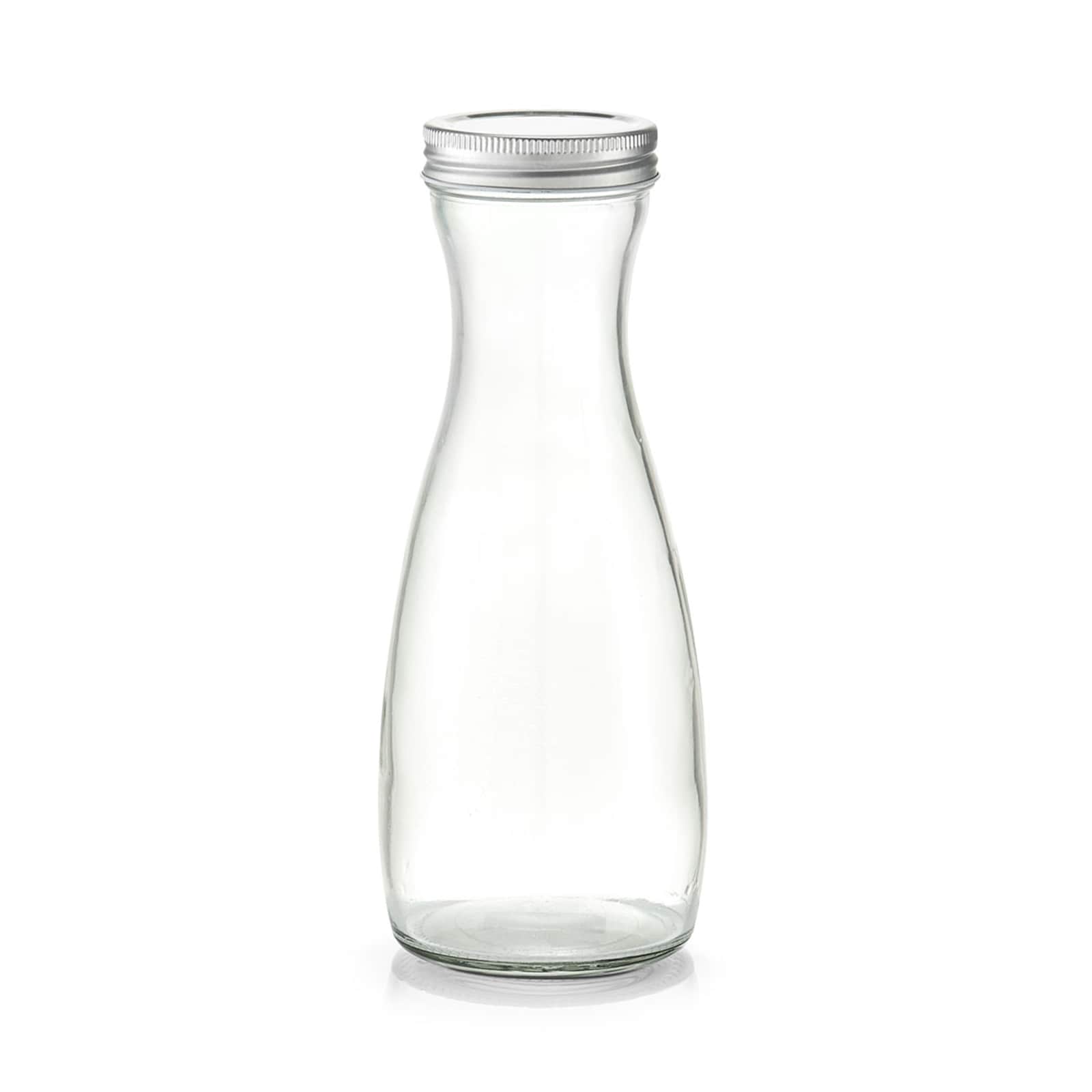 neuetischkultur Glaskaraffe, 1000 ml mit Metalldeckel 
