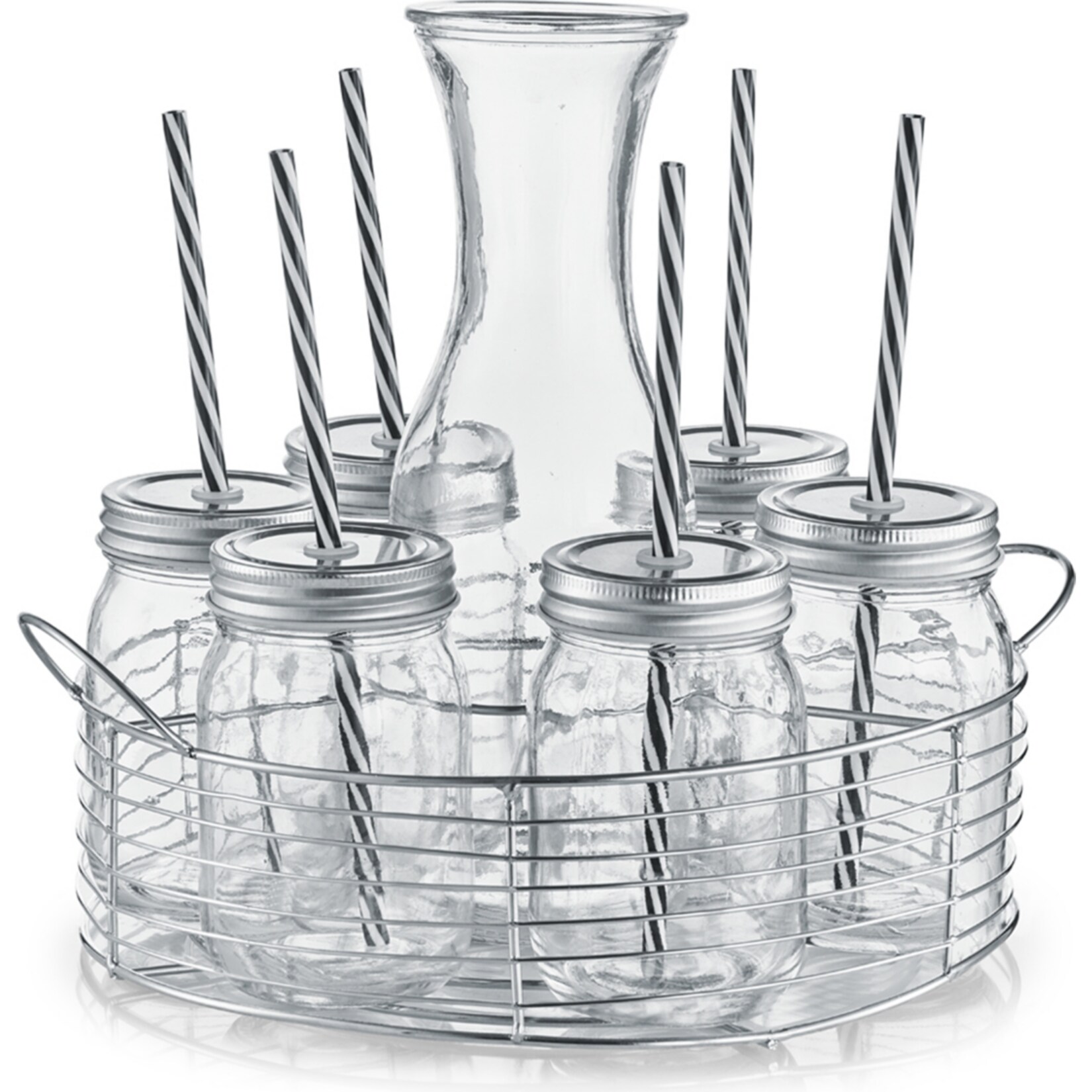 neuetischkultur Gl&auml;serset mit Glaskaraffe 