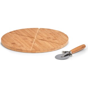 neuetischkultur Pizza-Set 2-teilig Bambus 