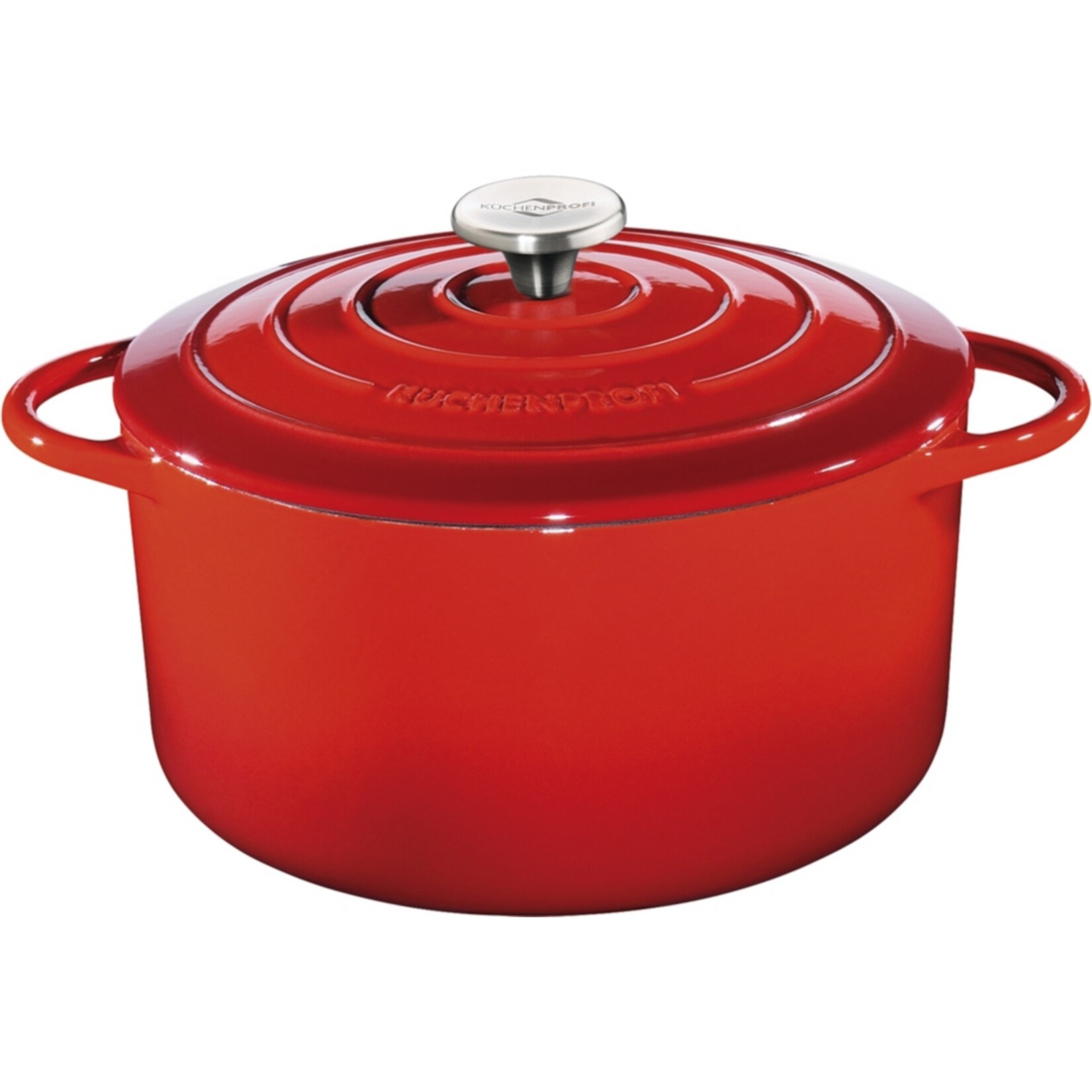 neuetischkultur Bratentopf emailliertes Gusseisen, rot PROVENCE 