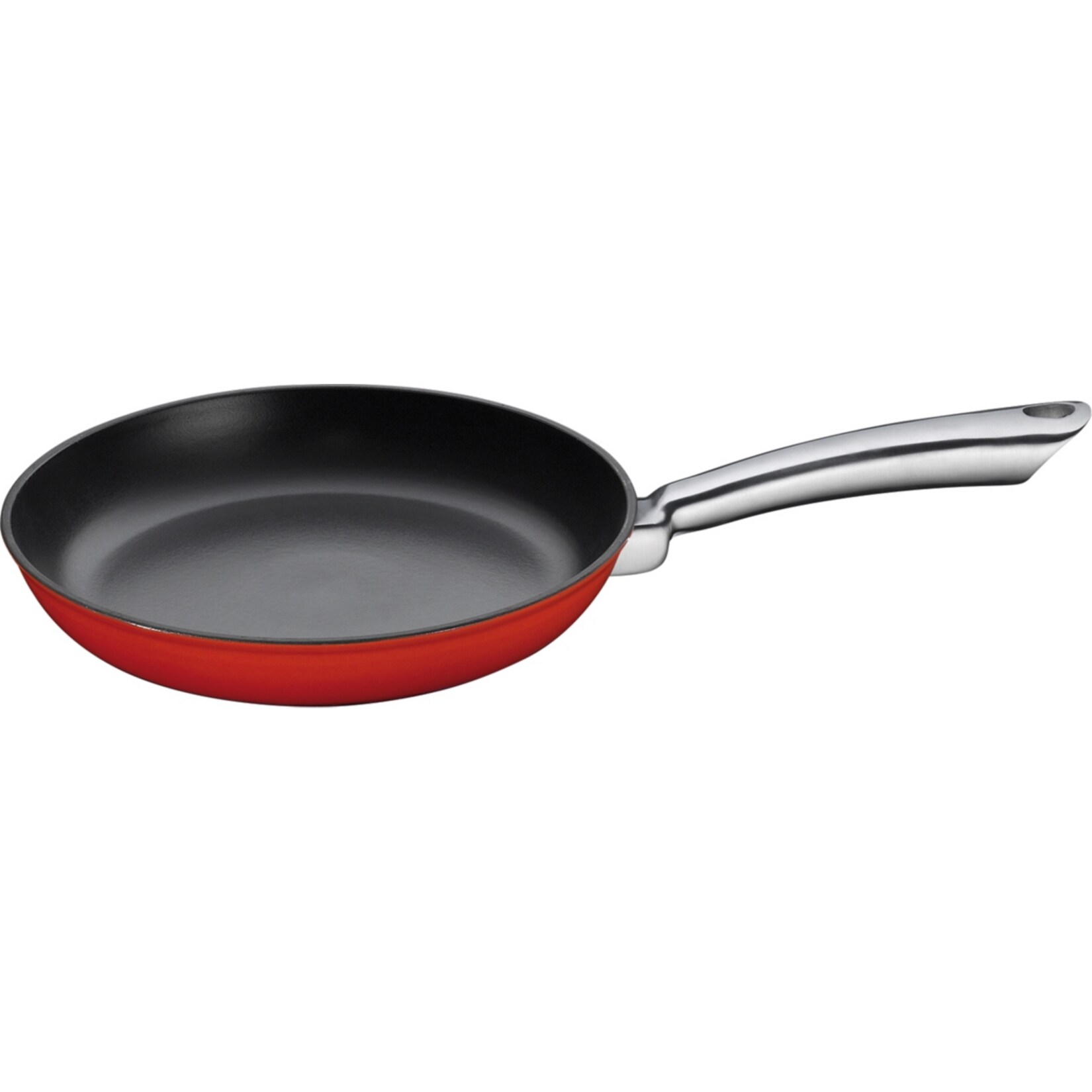neuetischkultur Bratpfanne Rot, Edelstahlgriff PROVENCE 