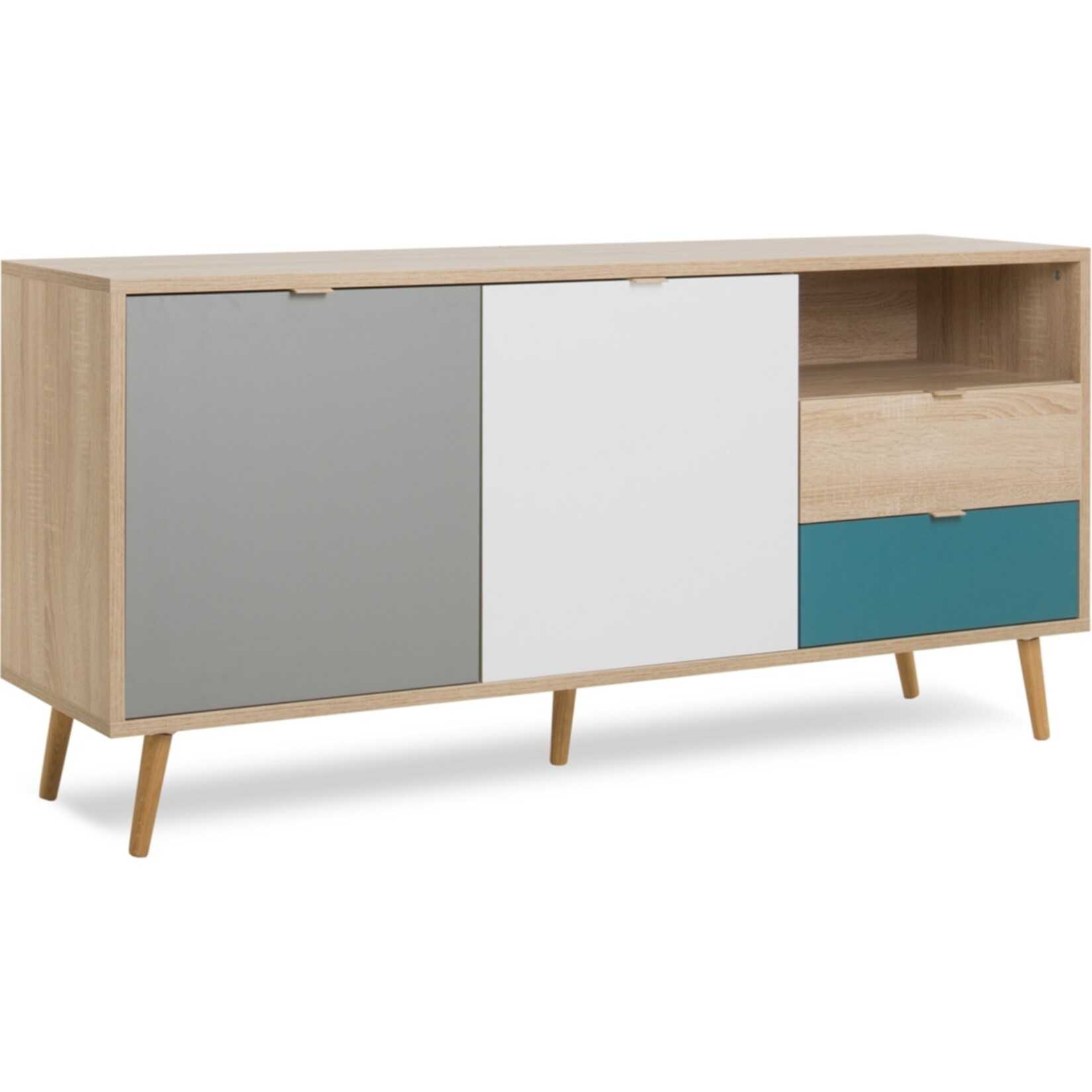 HTI-Living Sideboard Cuba mit 3 F&auml;chern und 2 Schubk&auml;sten 