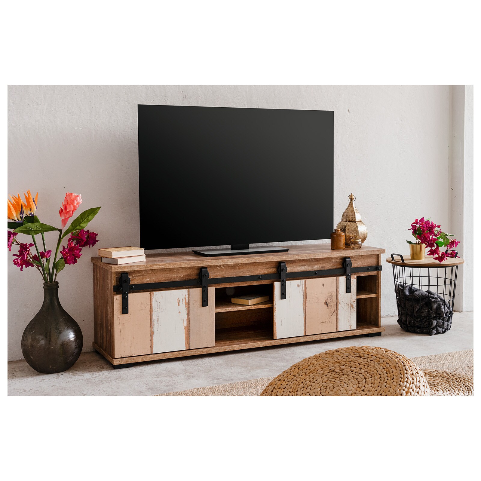 HTI-Living TV-Board Marrakesch mit 6 F&auml;chern 