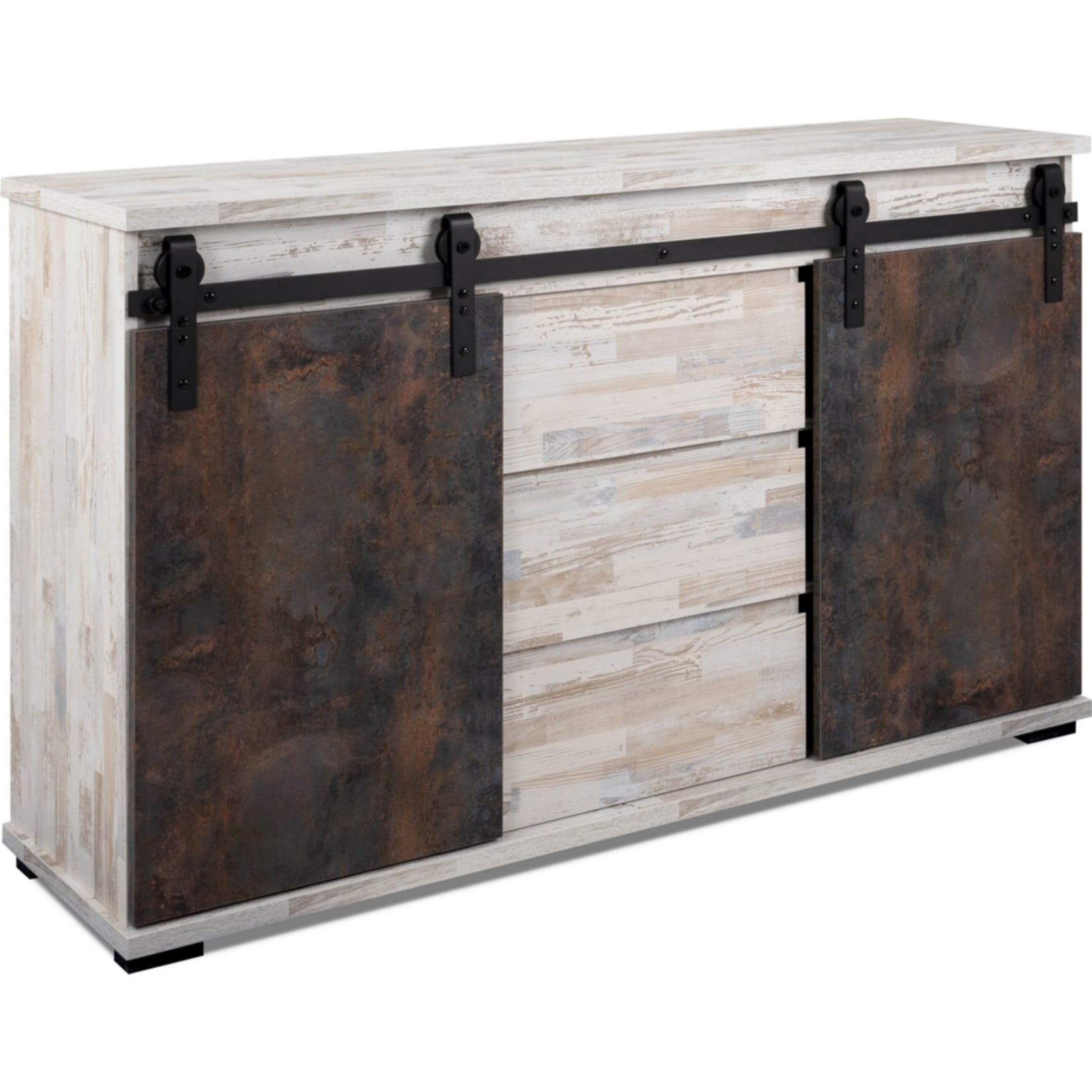 HTI-Living Kommode Sevilla Kommode mit 6 F&auml;chern und 3 Schubk&auml;sten 