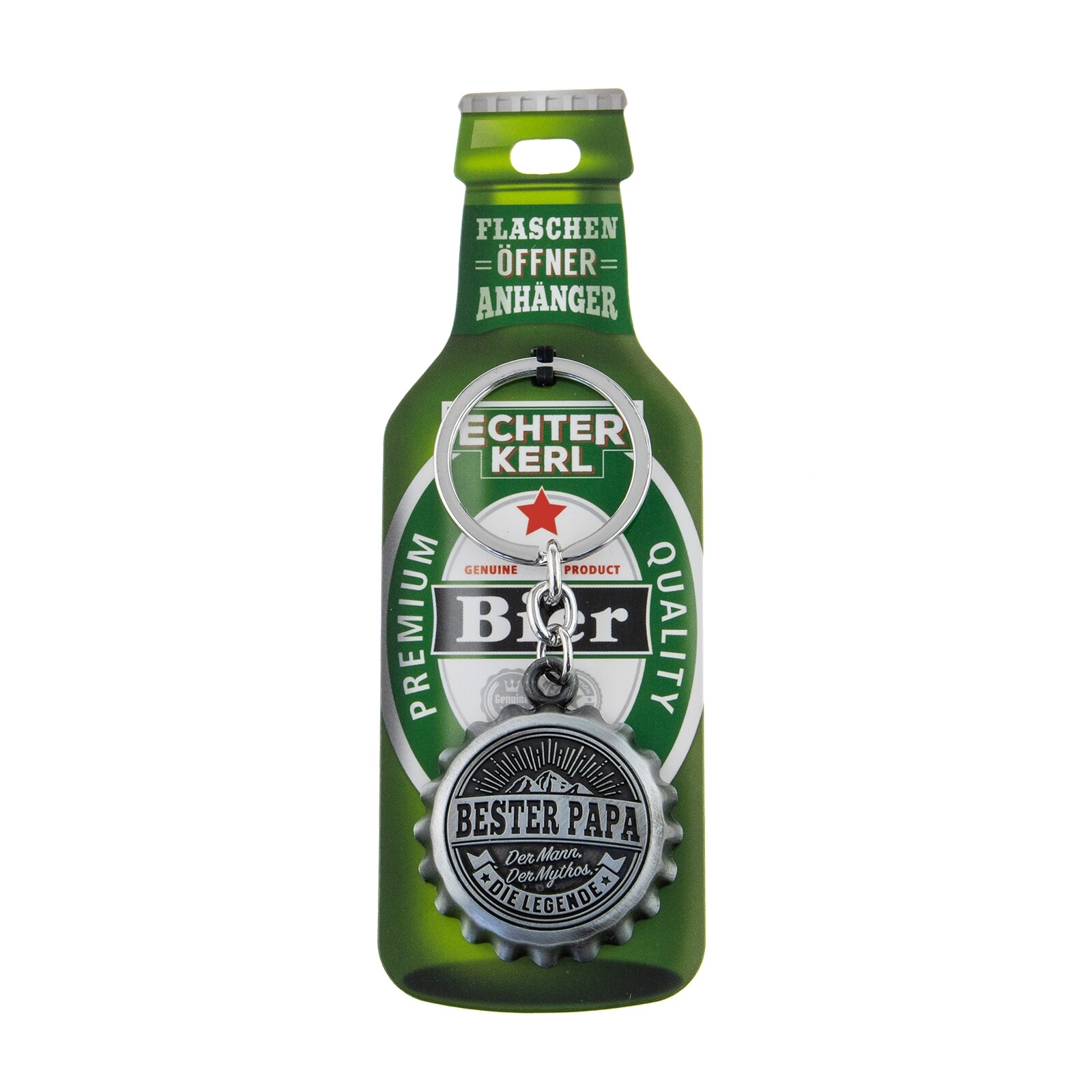 HTI-Living Echter Kerl Flaschen&ouml;ffner Bester Papa 