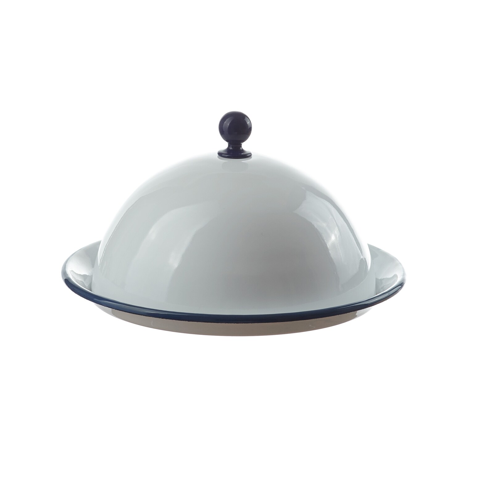 Butterdose rund, Tupfen Retro