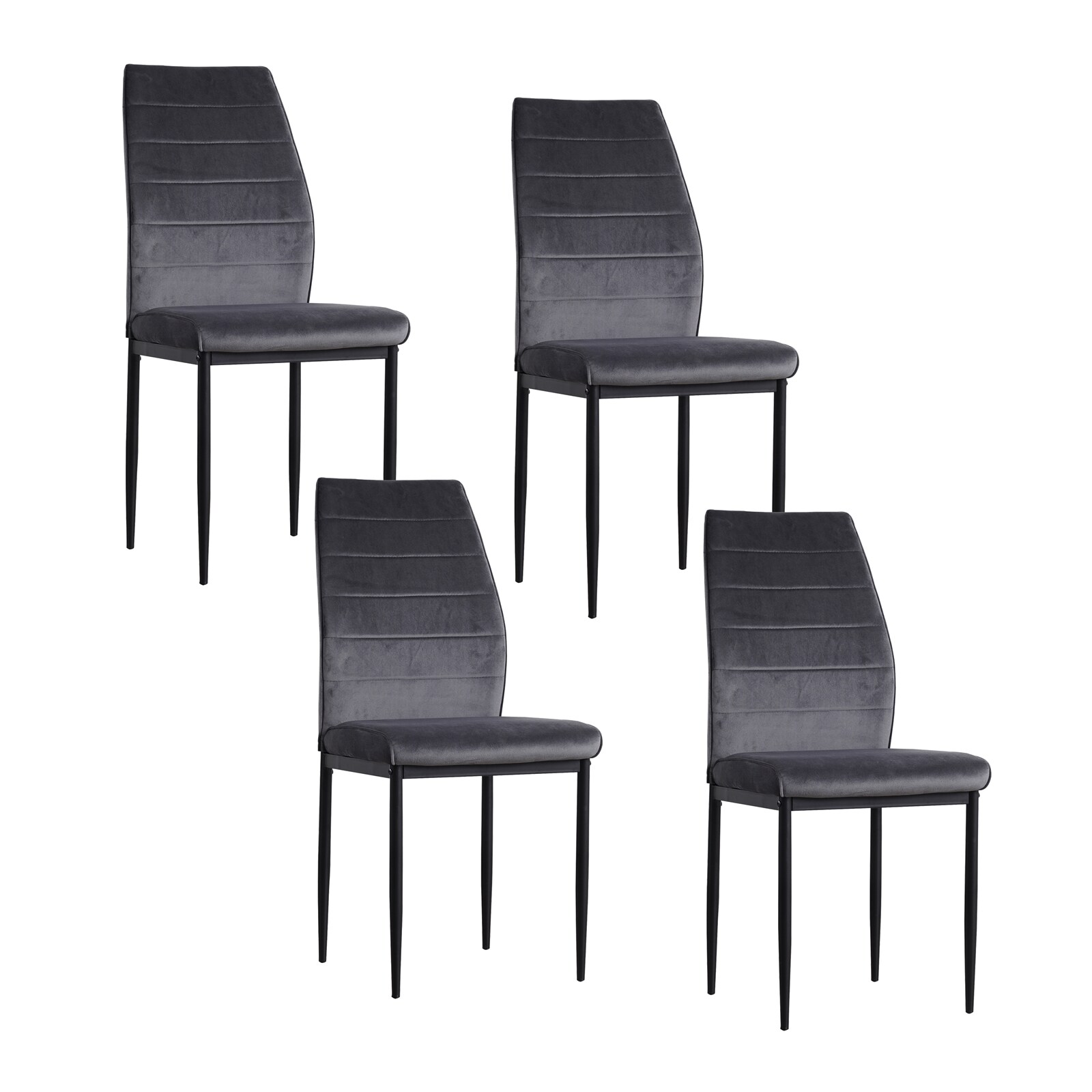 HTI-Living Stuhl Madison Velvet 4er-Set 