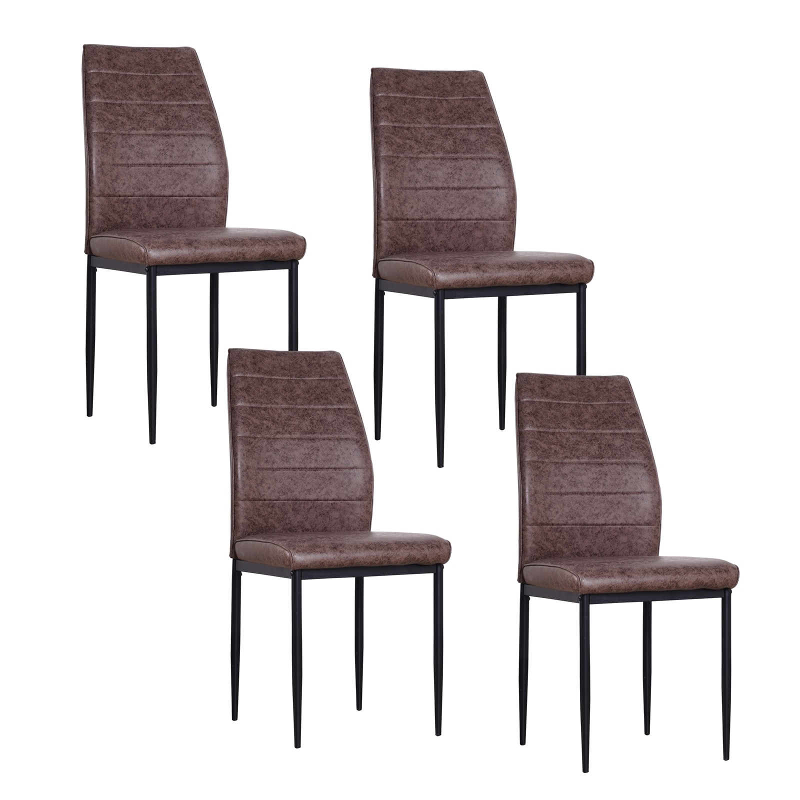 HTI-Living Stuhl Madison Vintage 4er-Set 