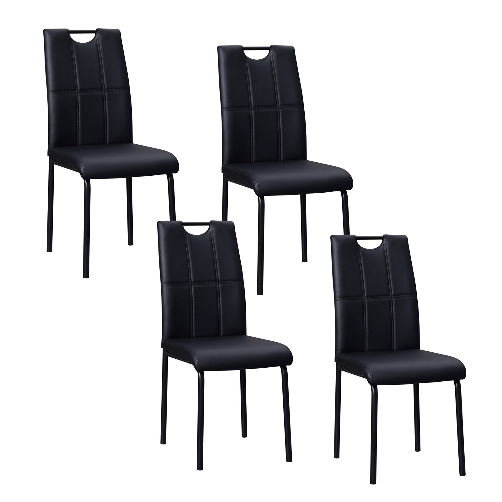 HTI-Living Stuhl Denton PU 4er Set 