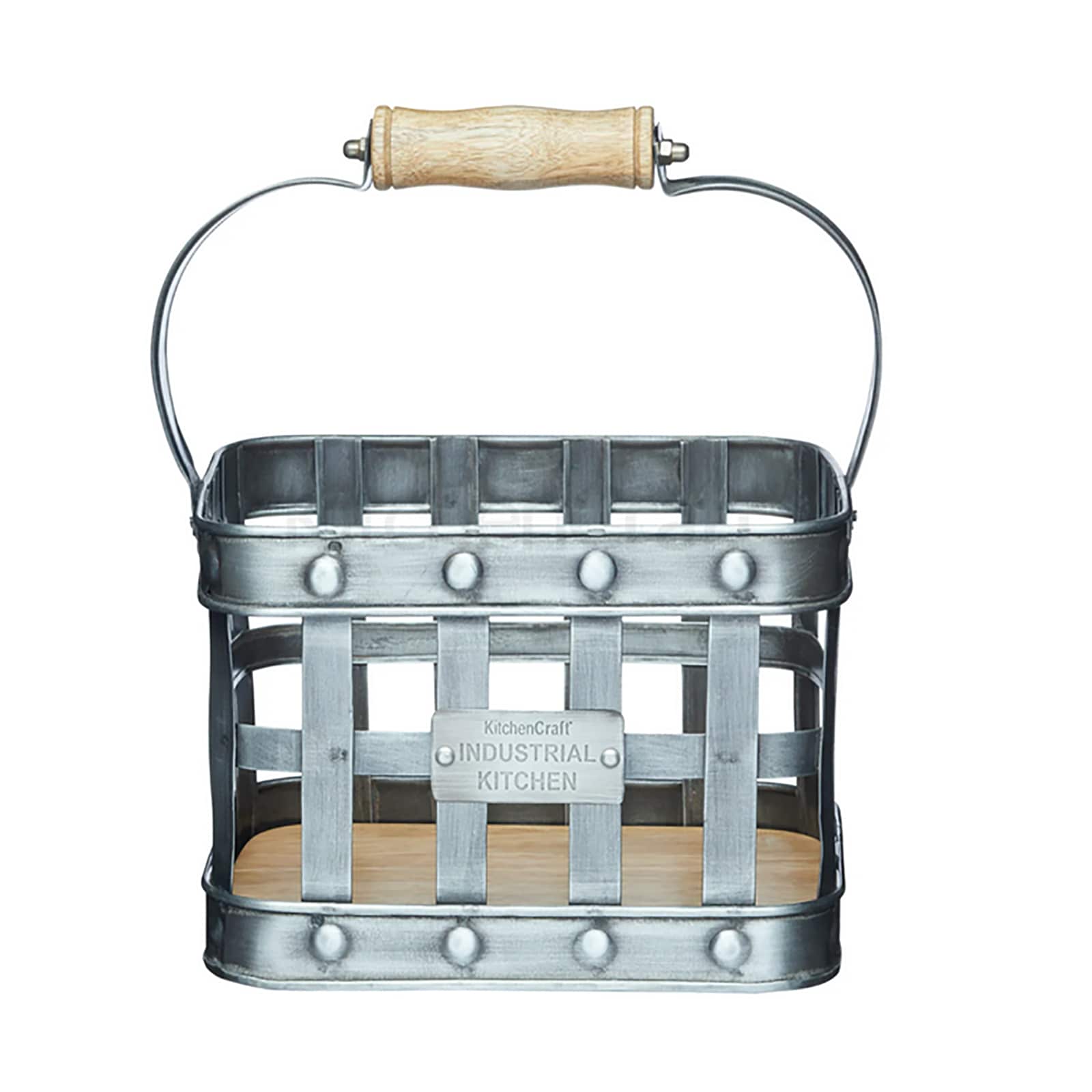 neuetischkultur Metallkorb mit Henkel Industrial Kitchen 