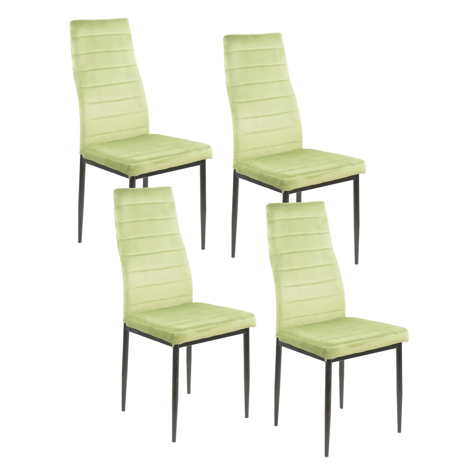 HTI-Living Stuhl Memphis Velvet 4er-Set 