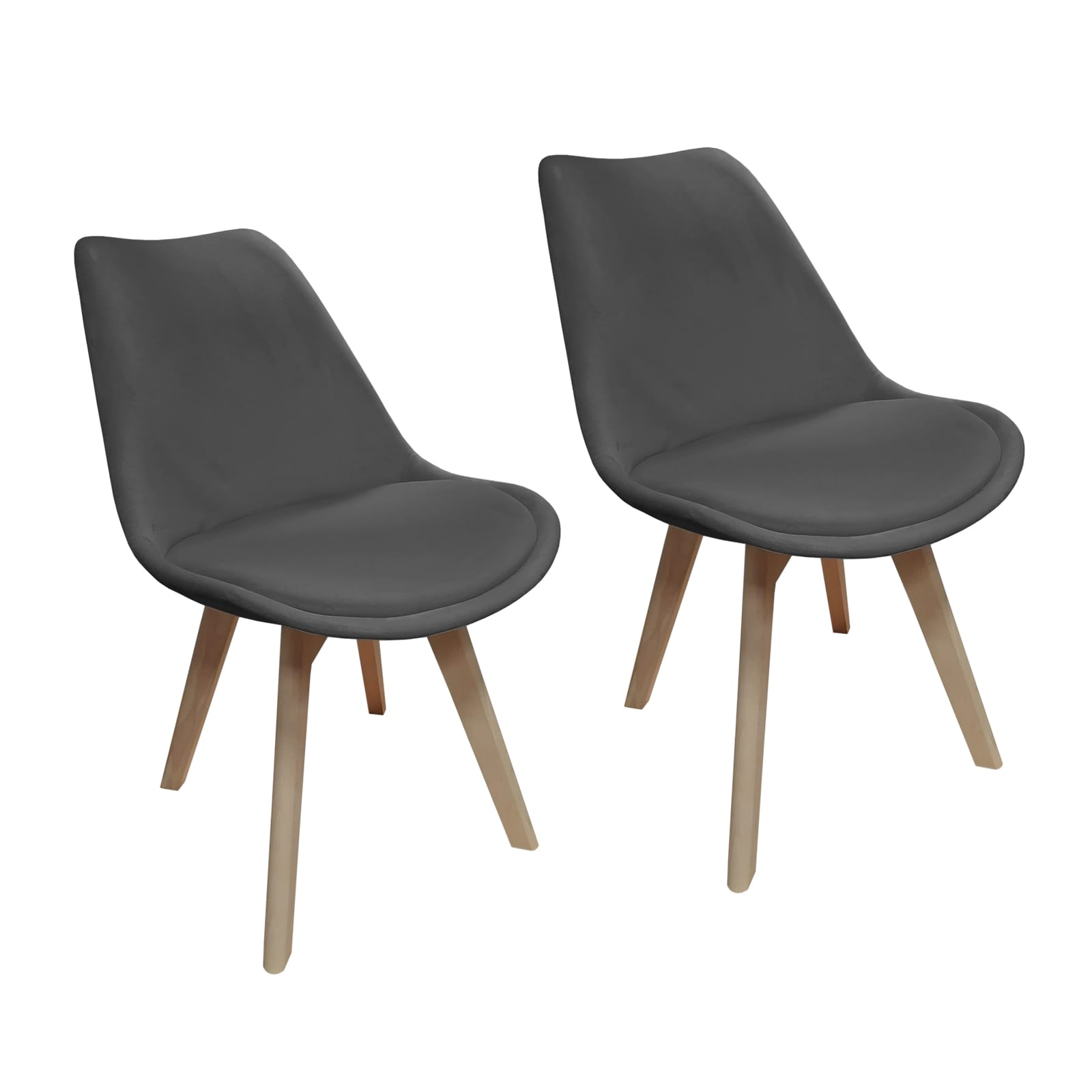 HTI-Living Stuhl Atlanta Velvet Uni 2er-Set 
