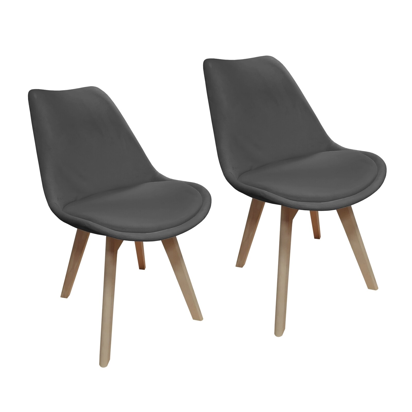 HTI-Living Stuhl Atlanta Velvet Uni 2er-Set 