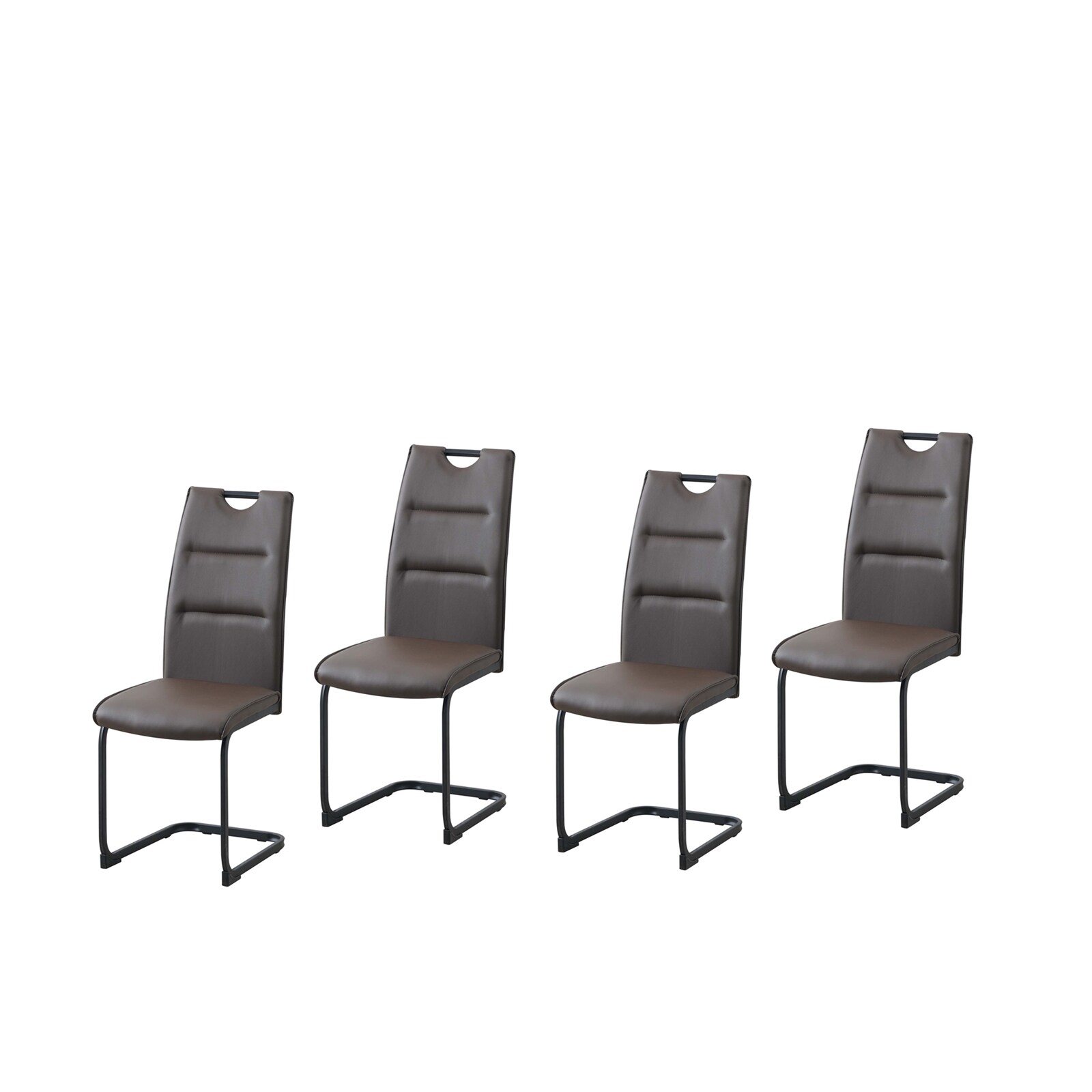 HTI-Living Schwingstuhl DannyP PU Braun 