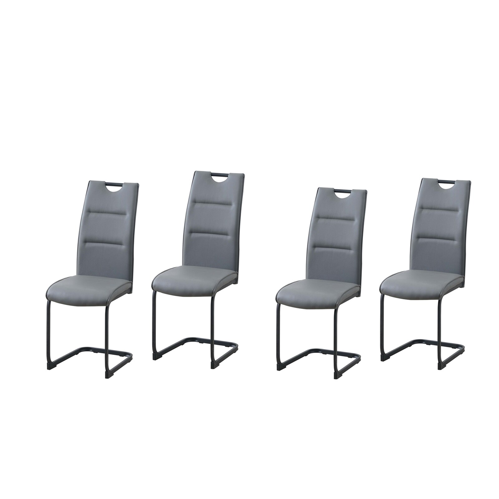 HTI-Living Schwingstuhl DannyP PU Grau 