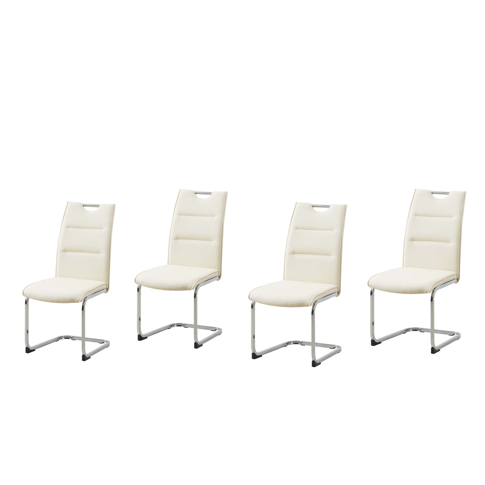 HTI-Living Schwingstuhl DannyC PU Creme 