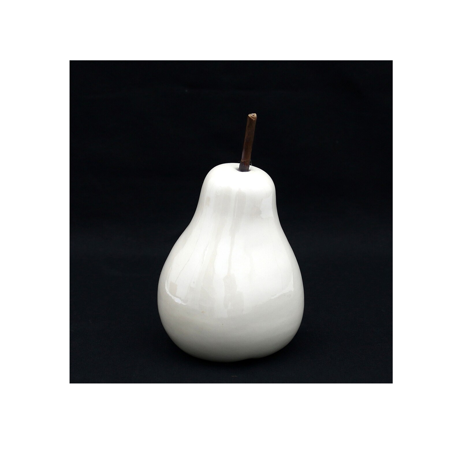 HTI-Living Deko-Birne, perlmutt Porzellan 