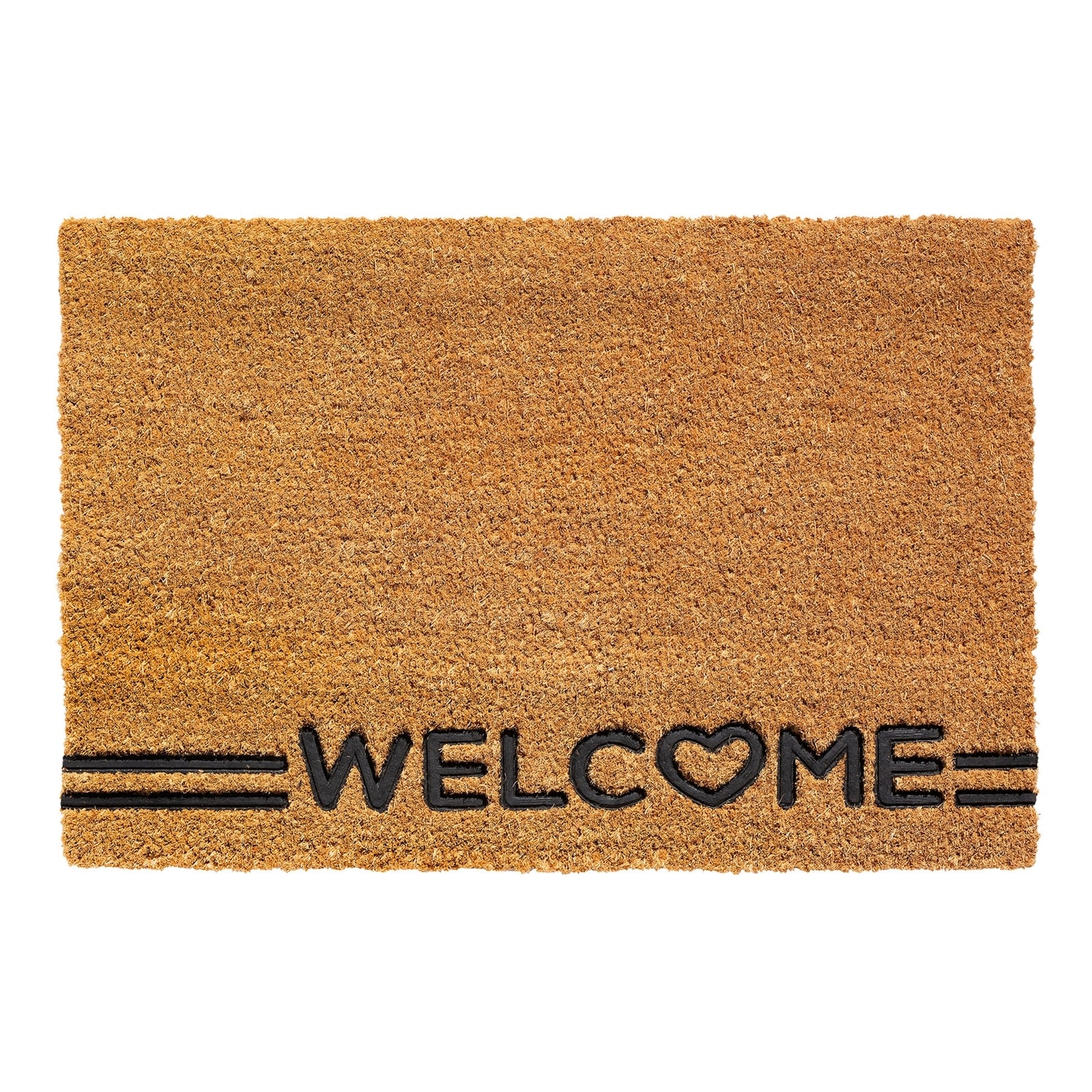 HTI-Living Fu&szlig;matte Kokos-Gummi Ruco Embossed Rubber 