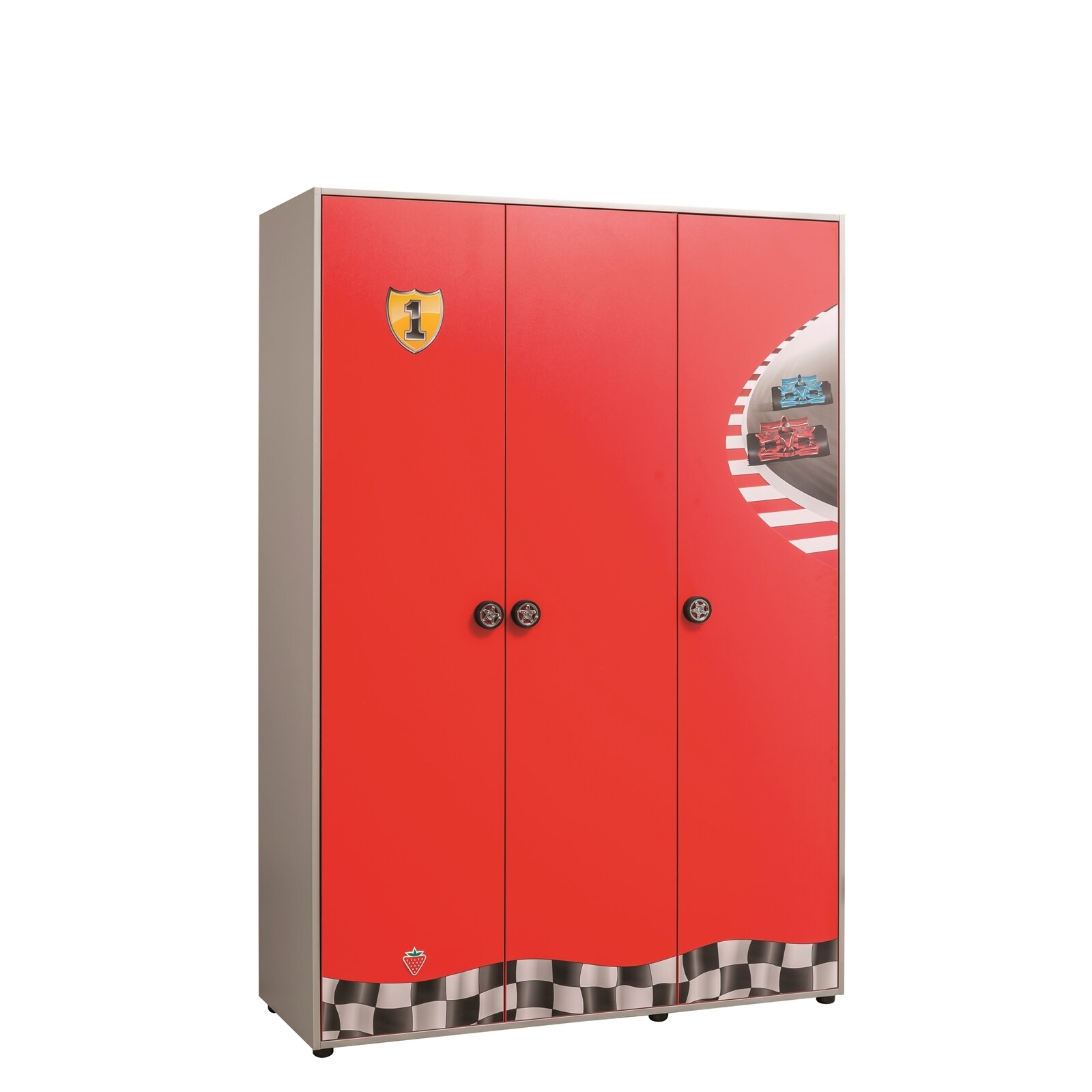 HTI-Living Kleiderschrank 3-t&uuml;rig Rennstrecke 