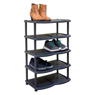 HTI-Living Schuhregal 5 Etagen für 10 Paar Schuhe 