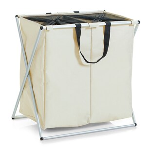 HTI-Living Wäschesammler mit 2 Fächern 