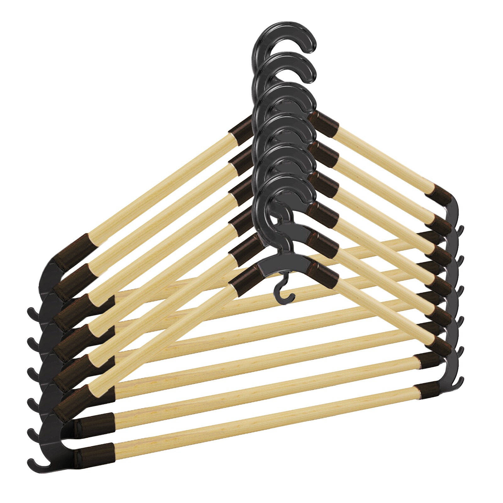 HTI-Living Kleiderb&uuml;gel 6er Set Holz/Kunststoff 