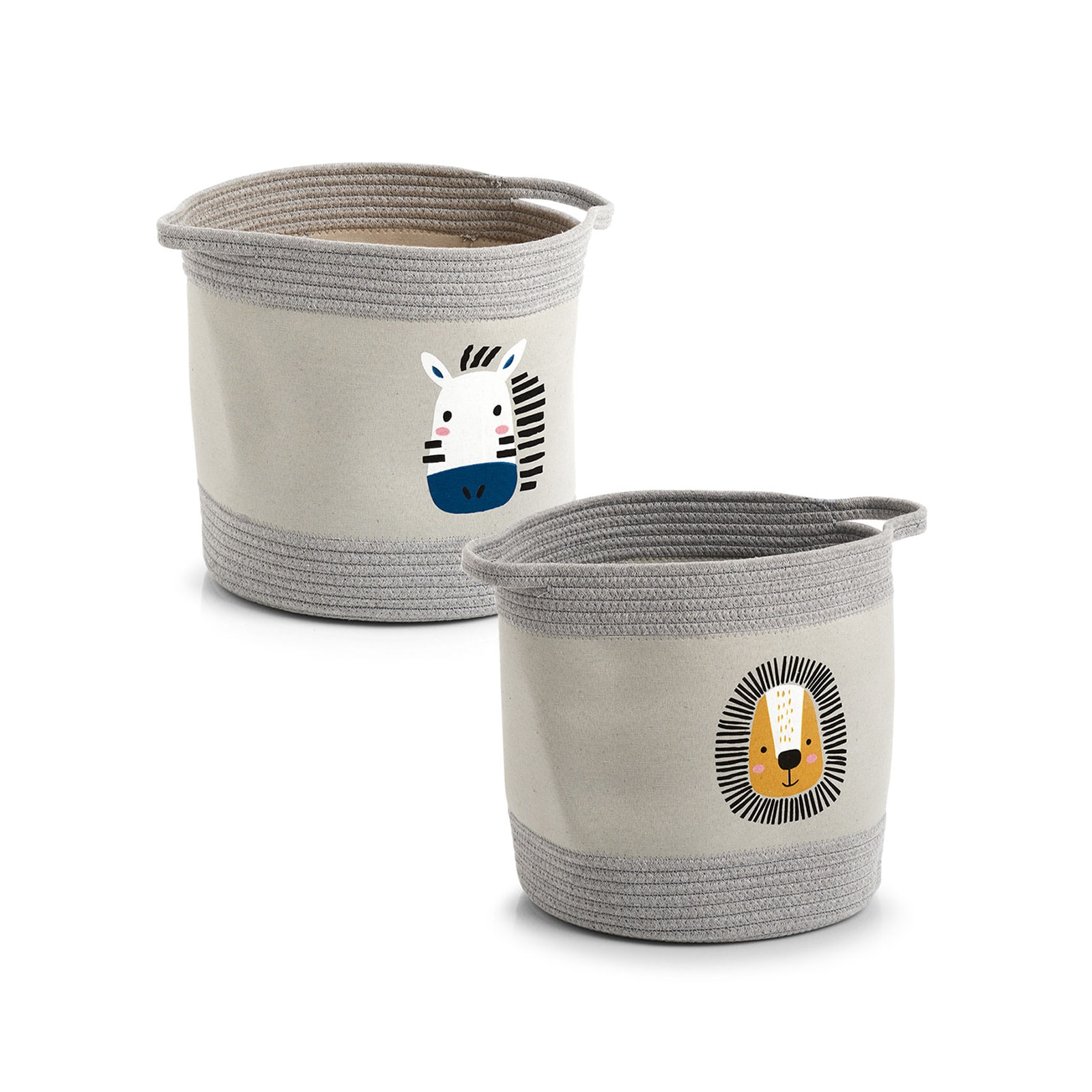 HTI-Living Aufbewahrungsk&ouml;rbe Animal 2er-Set 