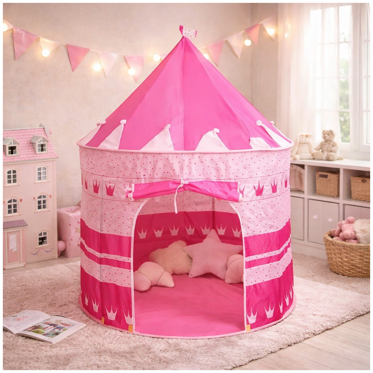 HTI-Living Prinzessinnen Spielzelt Rosa 