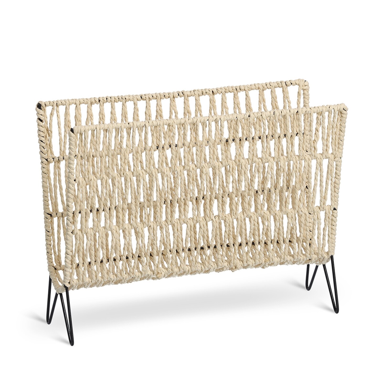 HTI-Living Zeitungsst&auml;nder Eisen/Papier Boho 