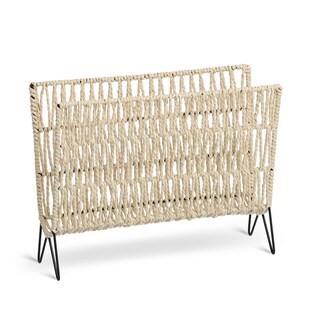 HTI-Living Zeitungsständer Eisen/Papier Boho 