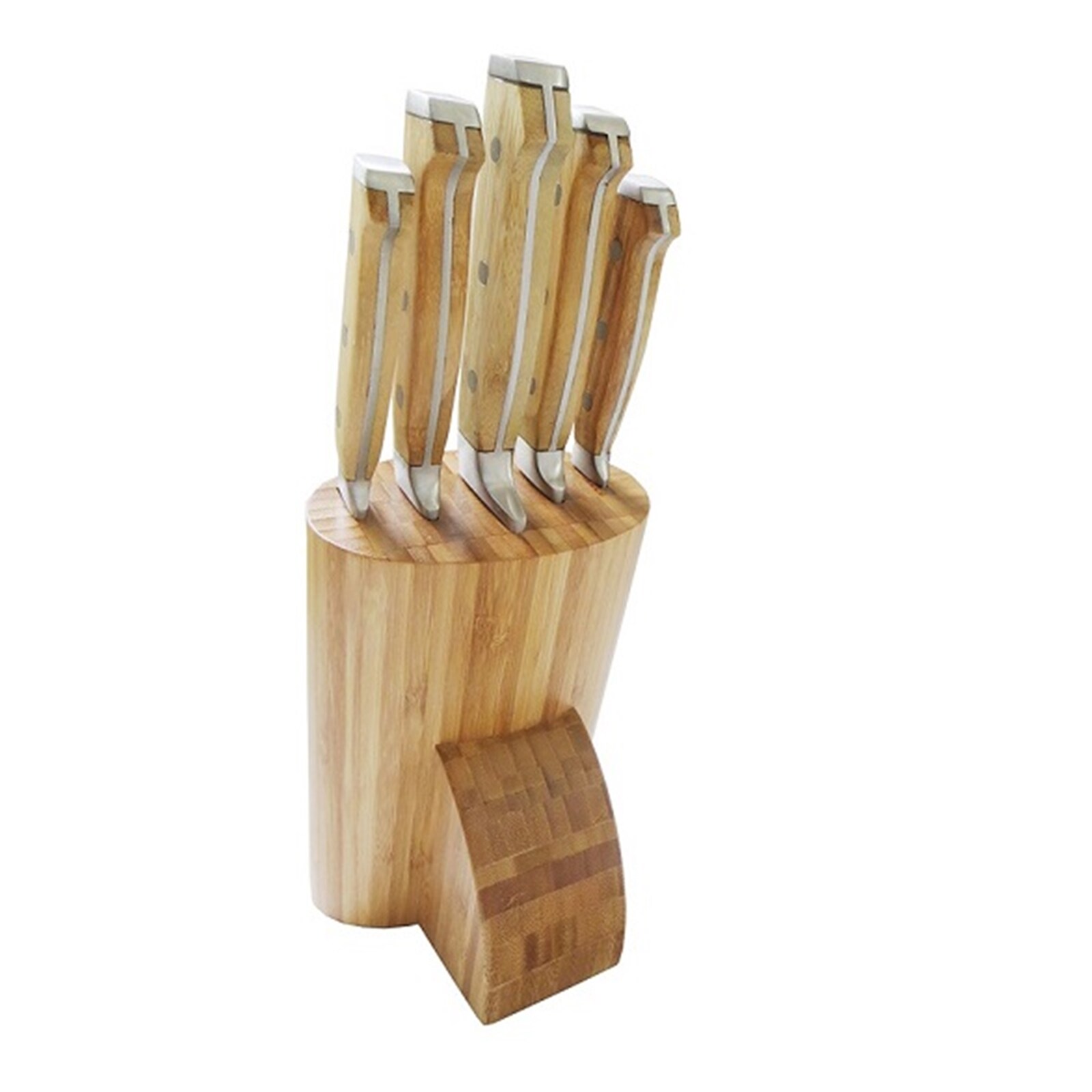 Messerblock 6-teilig Holz