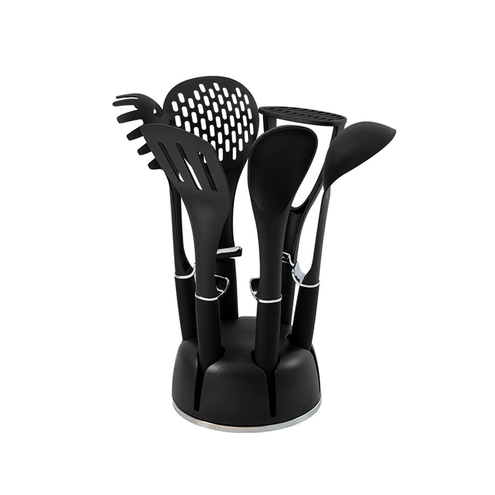 neuetischkultur K&uuml;chenhelfer-Set 7-teilig Metallic Black 