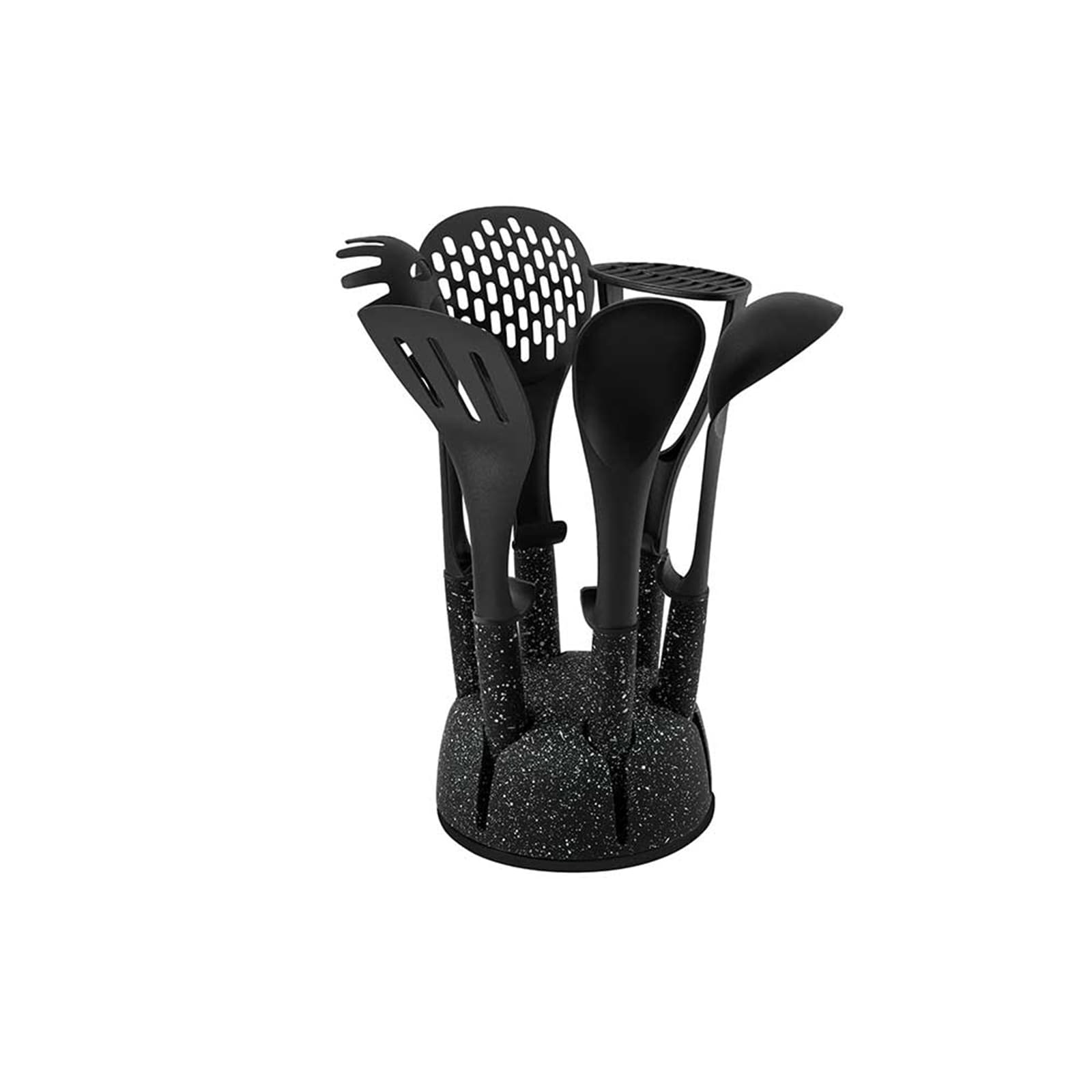 neuetischkultur K&uuml;chenhelfer 7 teiliges Set Marble Black 