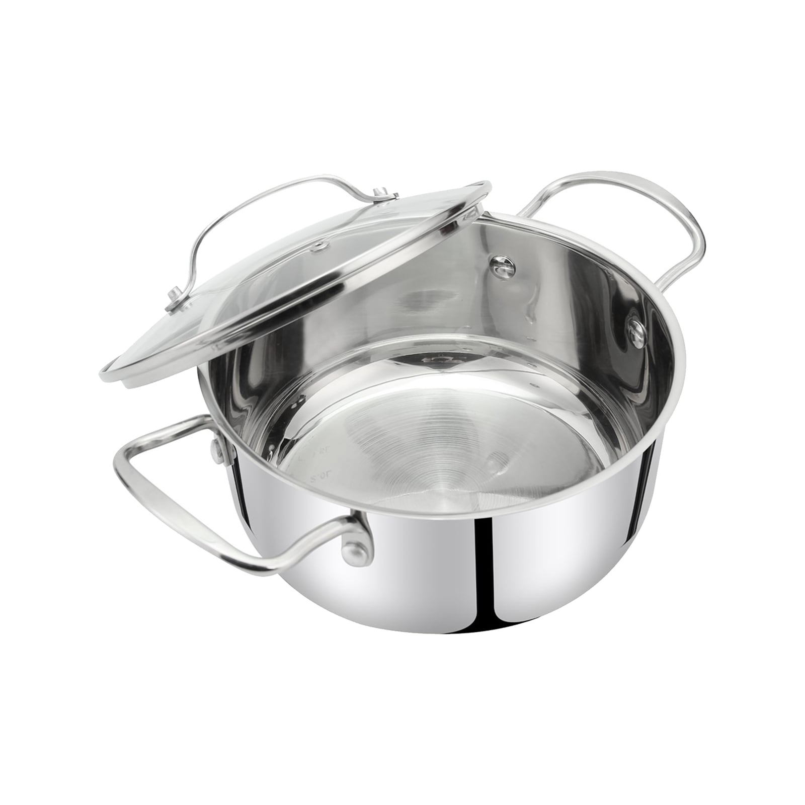 neuetischkultur Bratentopf mit Deckel Radiant Silver 24 cm 