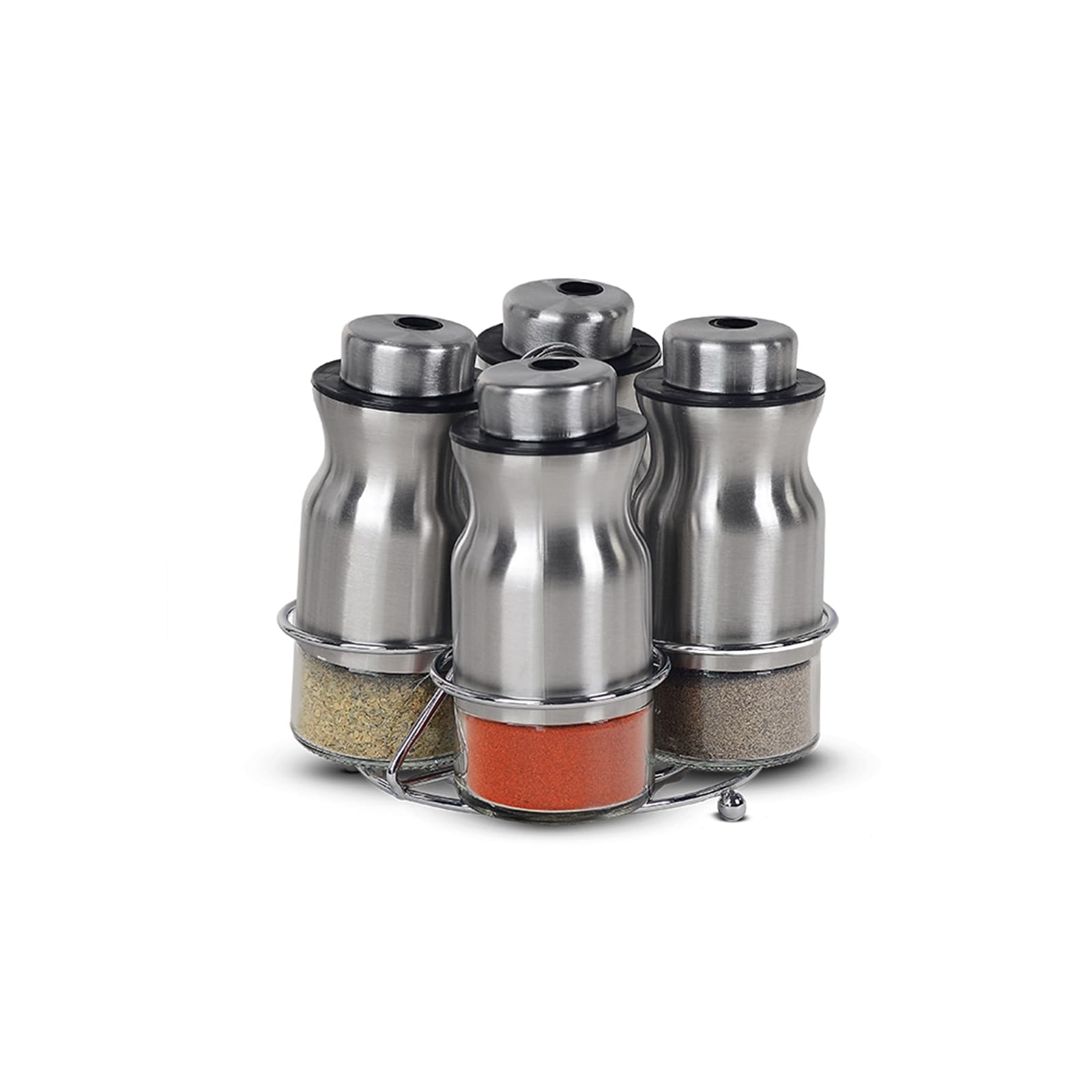 neuetischkultur Gew&uuml;rzst&auml;nder 5 teiliges Set 4 Beh&auml;lter 1 St&auml;nder 