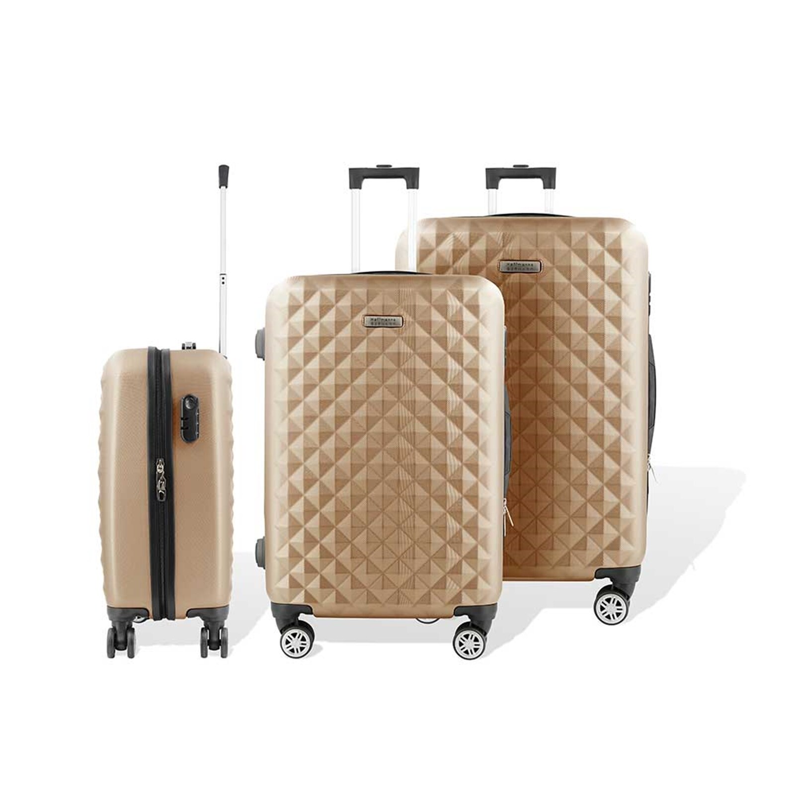 HTI-Living Kofferset 3-teilig ABS Hartschale Diamond 